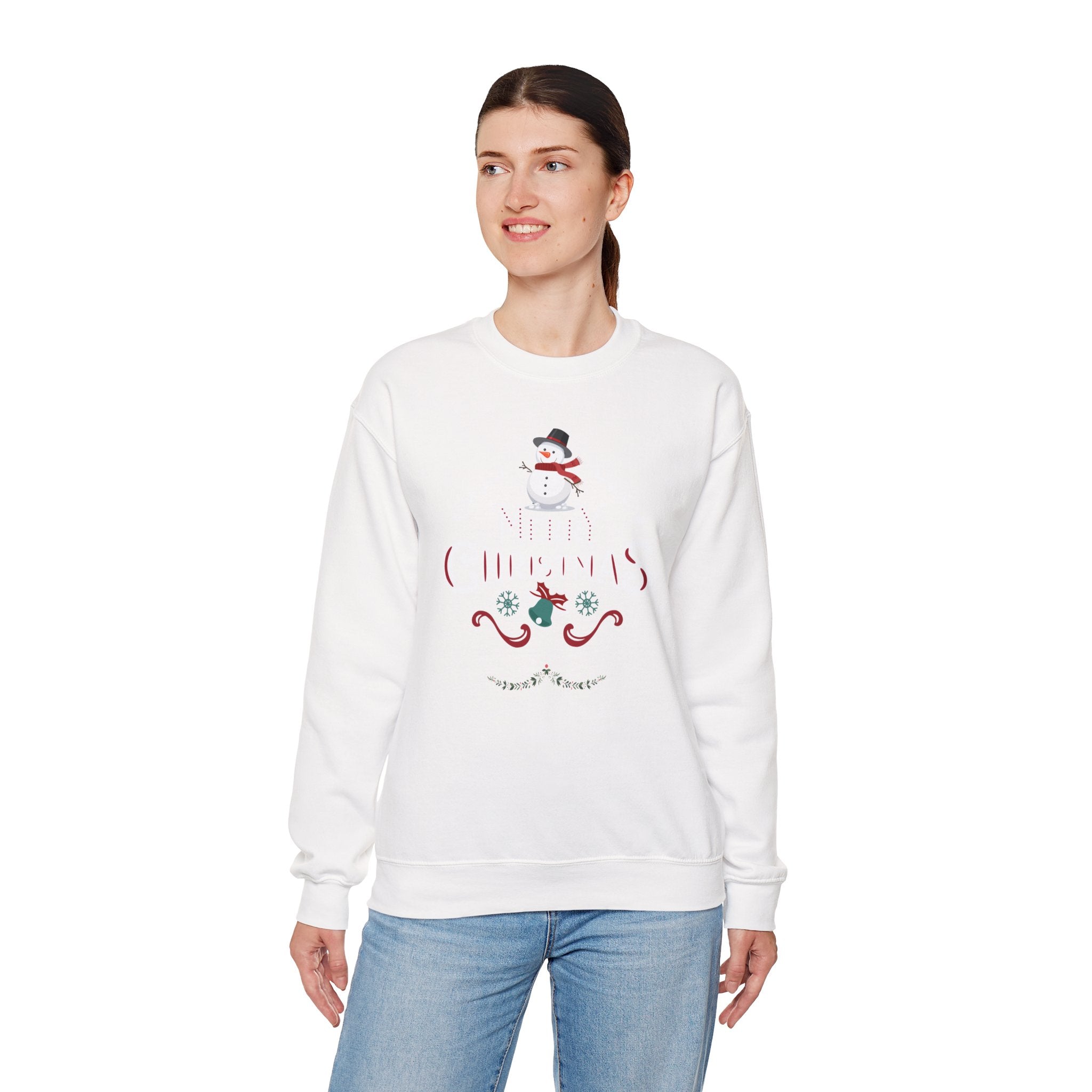 Cozy Holiday Crewneck Sweatshirt - Festive Christmas Design, Unisex Christmas Apparel, Winter Casual Wear, Gift for Her, Holiday Sweater