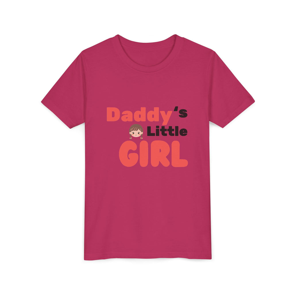 Daddy's Little Girl Youth Tee, Cute Kids T-Shirt, Father's Day Gift, Birthday Present, Sweet Family Apparel, Children's Fashion