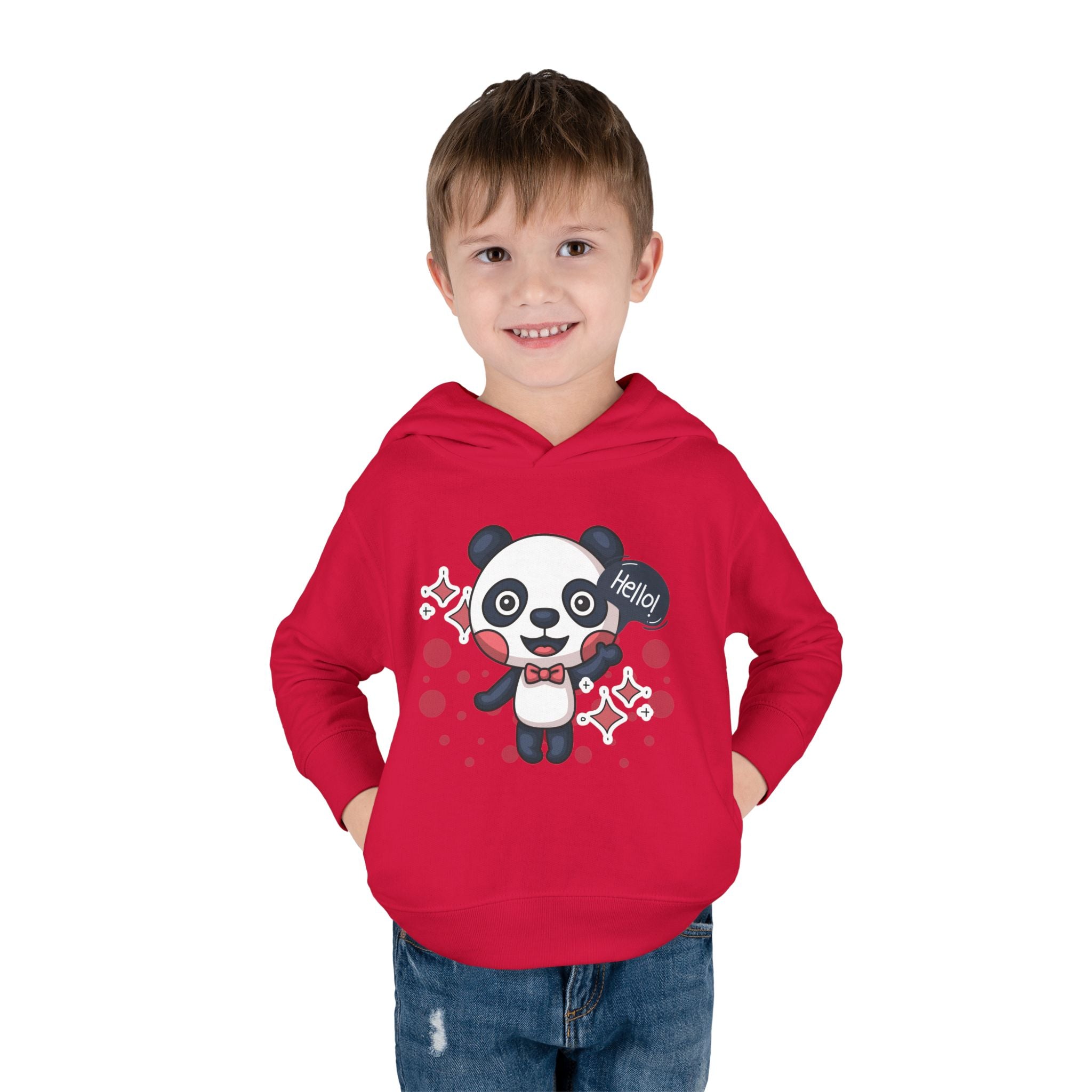 Adorable Toddler Fleece Hoodie featuring Cute Panda Design, Kids Apparel, Gift for Children, Birthday Party Outfit, Cozy Pullover