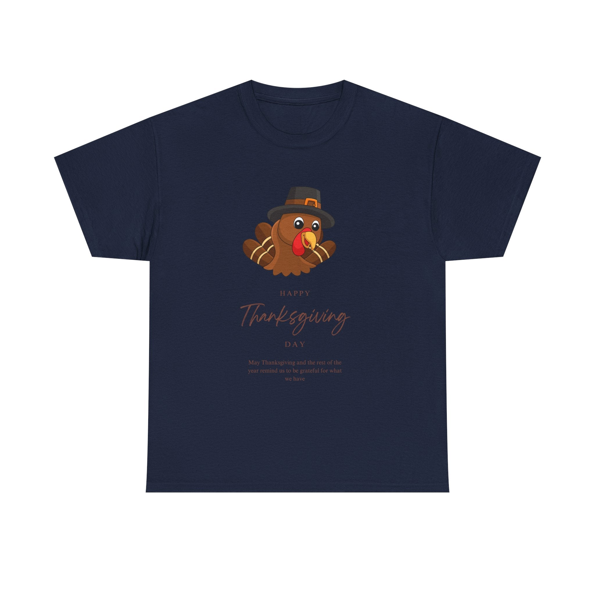 Thanksgiving Turkey Tee | Unisex Heavy Cotton T-Shirt, Fall Fashion, Thanksgiving Celebration, Family Gatherings, Holiday Gifts