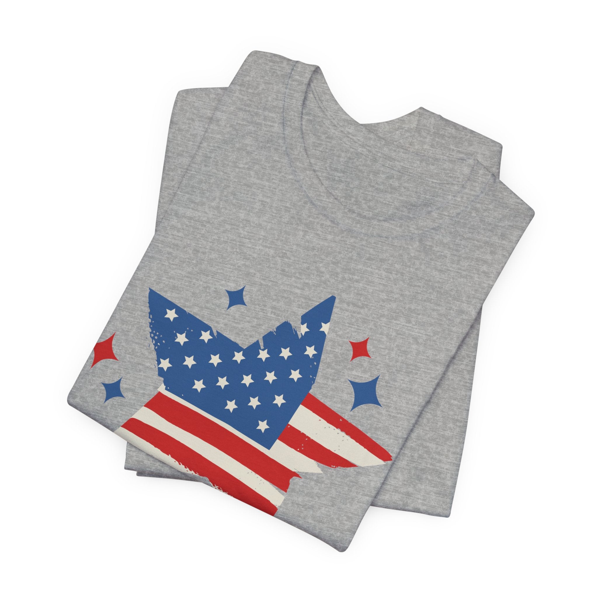 Patriotic T-Shirt, Independence Day Tee, American Dream Shirt, 4th of July Outfit, Stars and Stripes Tee Shirt