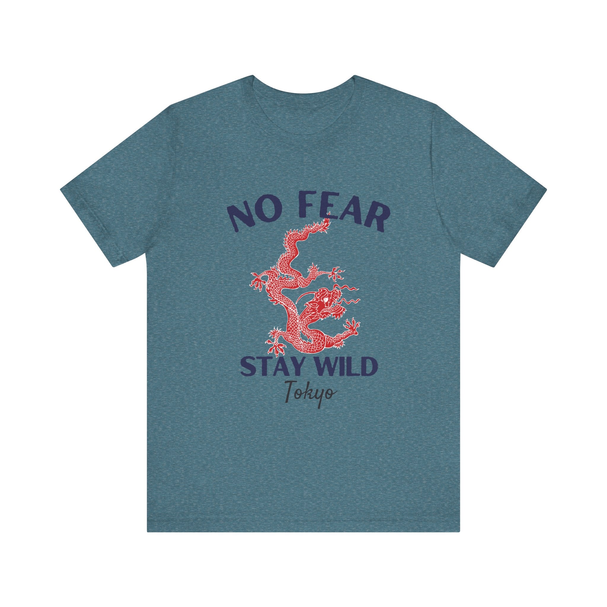 No Fear Stay Wild Unisex T-Shirt | Adventure Tee, Casual Wear, Gift for Nature Lovers, Inspirational Shirt, Summer Fashion