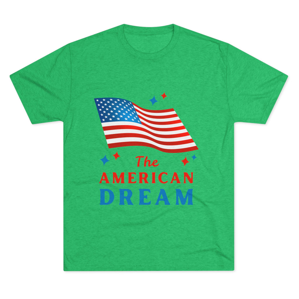 American Dream Unisex Crew Tee, Patriotic Shirt, Independence Day Tee, Casual Summer Top, Gift for Proud Americans