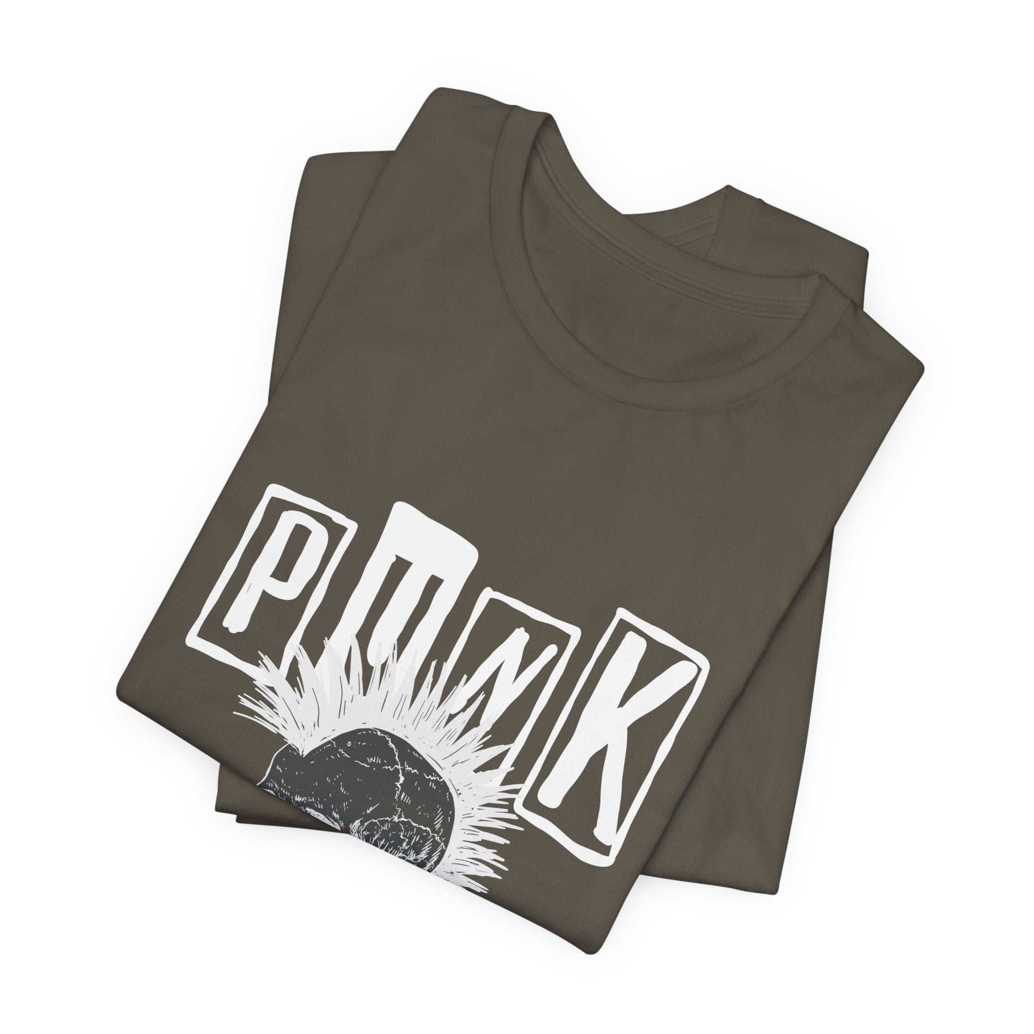 Punk Skull Graphic Tee, Unisex T-Shirt, Alternative Fashion Shirt, Edgy Clothing, Gift for Music Lovers