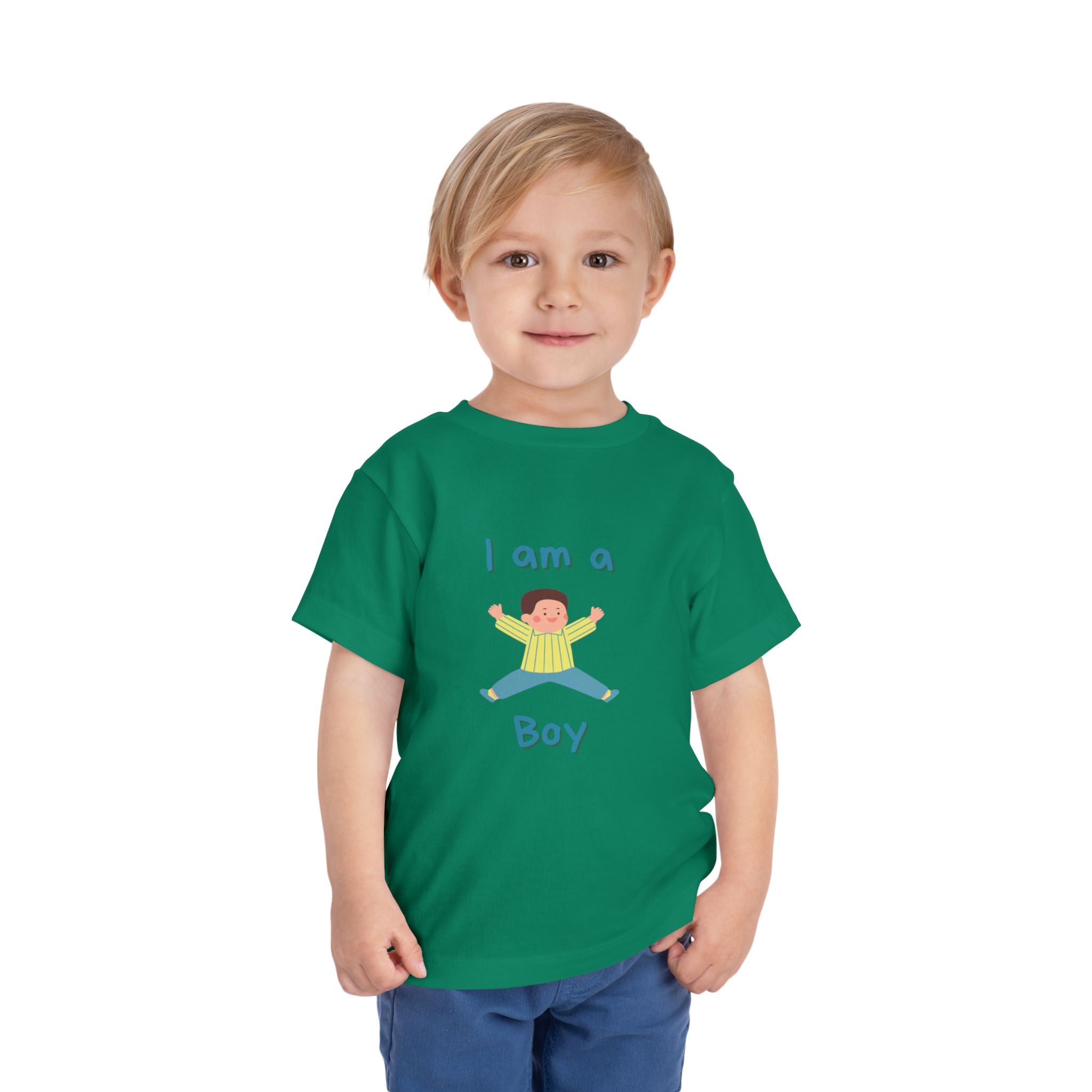 Toddler Short Sleeve Tee – Soft Airlume Cotton, Everyday Comfort