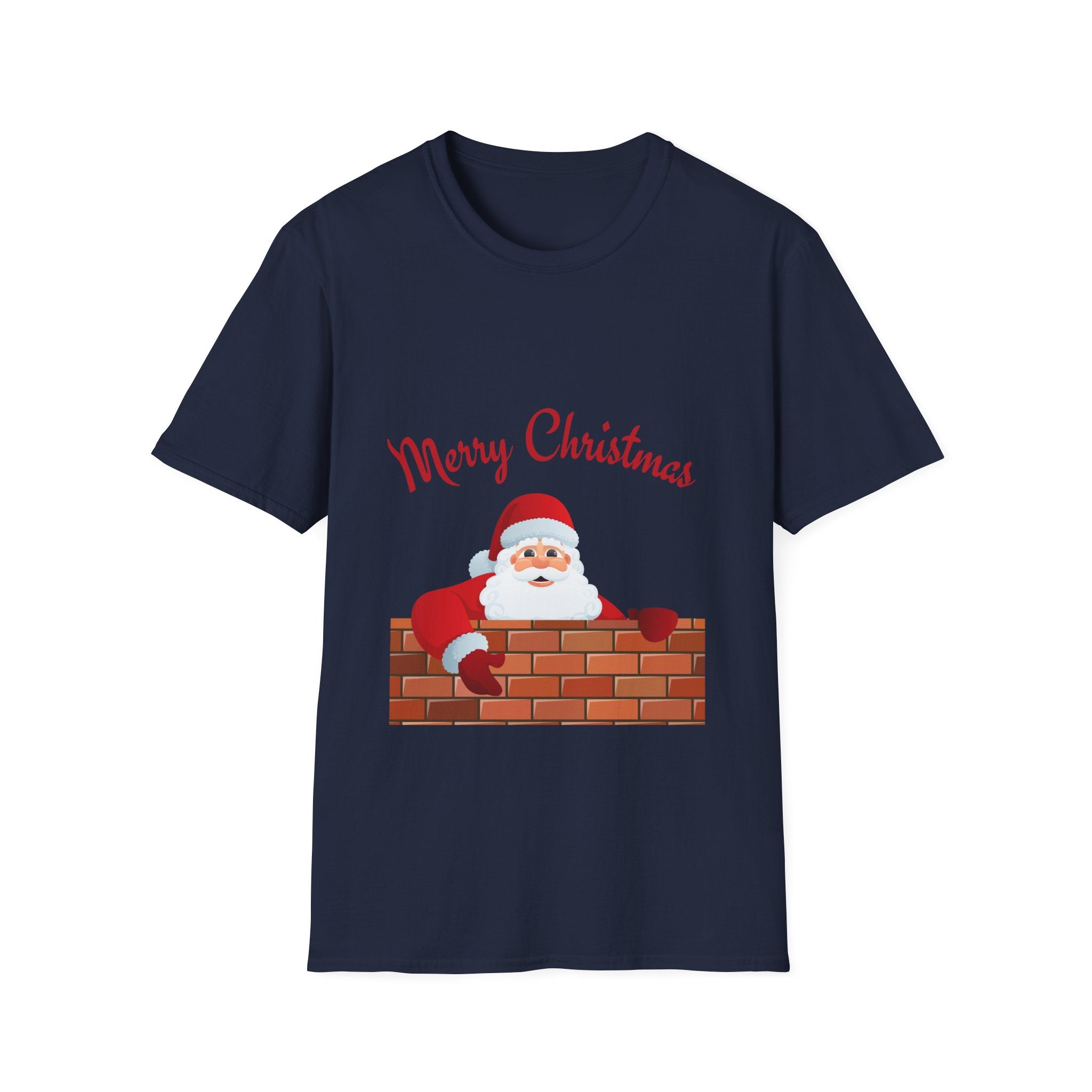 Merry Christmas Santa T-Shirt, Holiday Tee, Unisex Christmas Top, Festive Shirt, Gift for Him/Her, Family Reunion Apparel