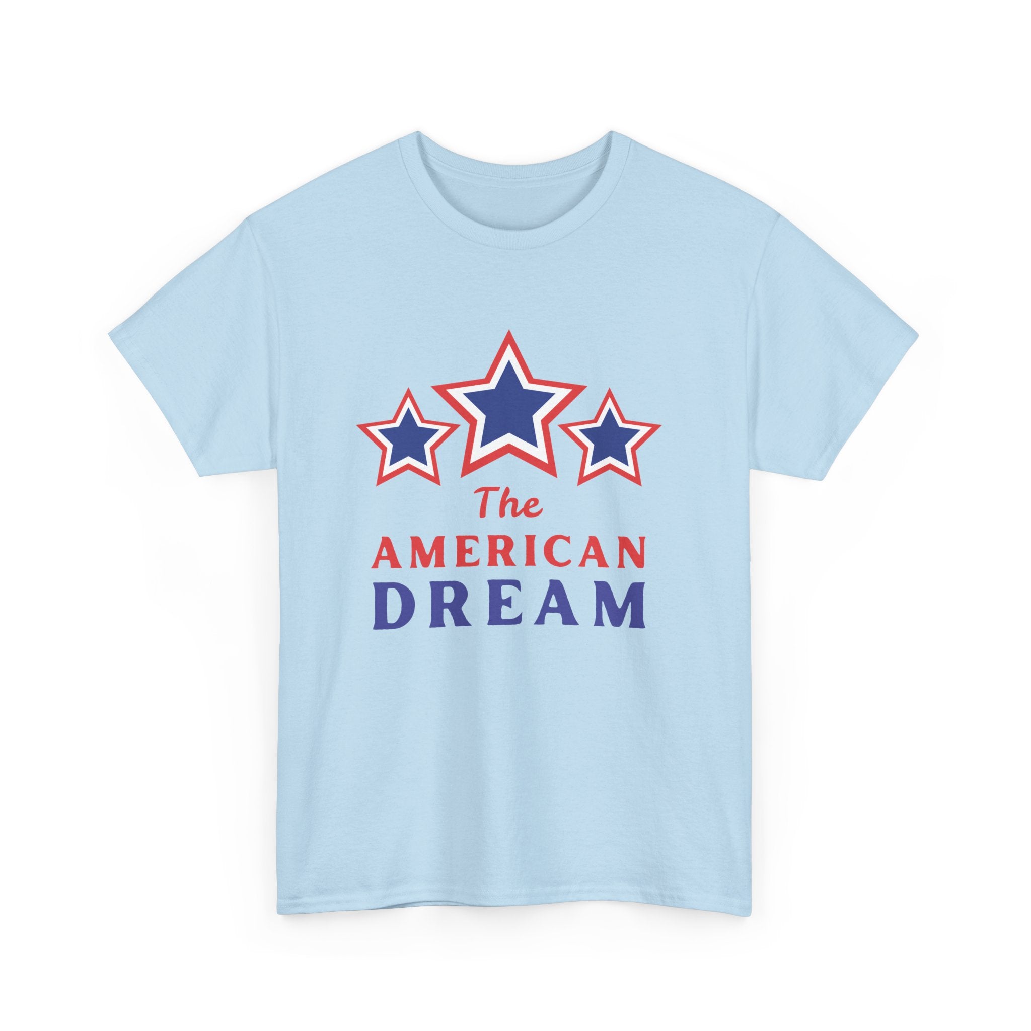 American Dream Graphic Tee, Patriotic Shirt, Unisex Cotton T-Shirt, Fourth of July Gift, Summer Casual Wear, Vintage Star Design