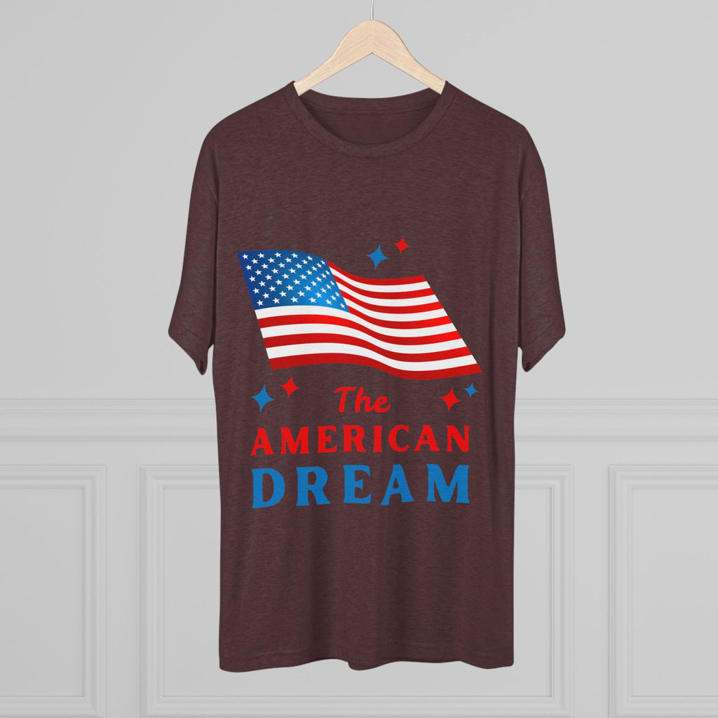 American Dream Unisex Crew Tee, Patriotic Shirt, Independence Day Tee, Casual Summer Top, Gift for Proud Americans