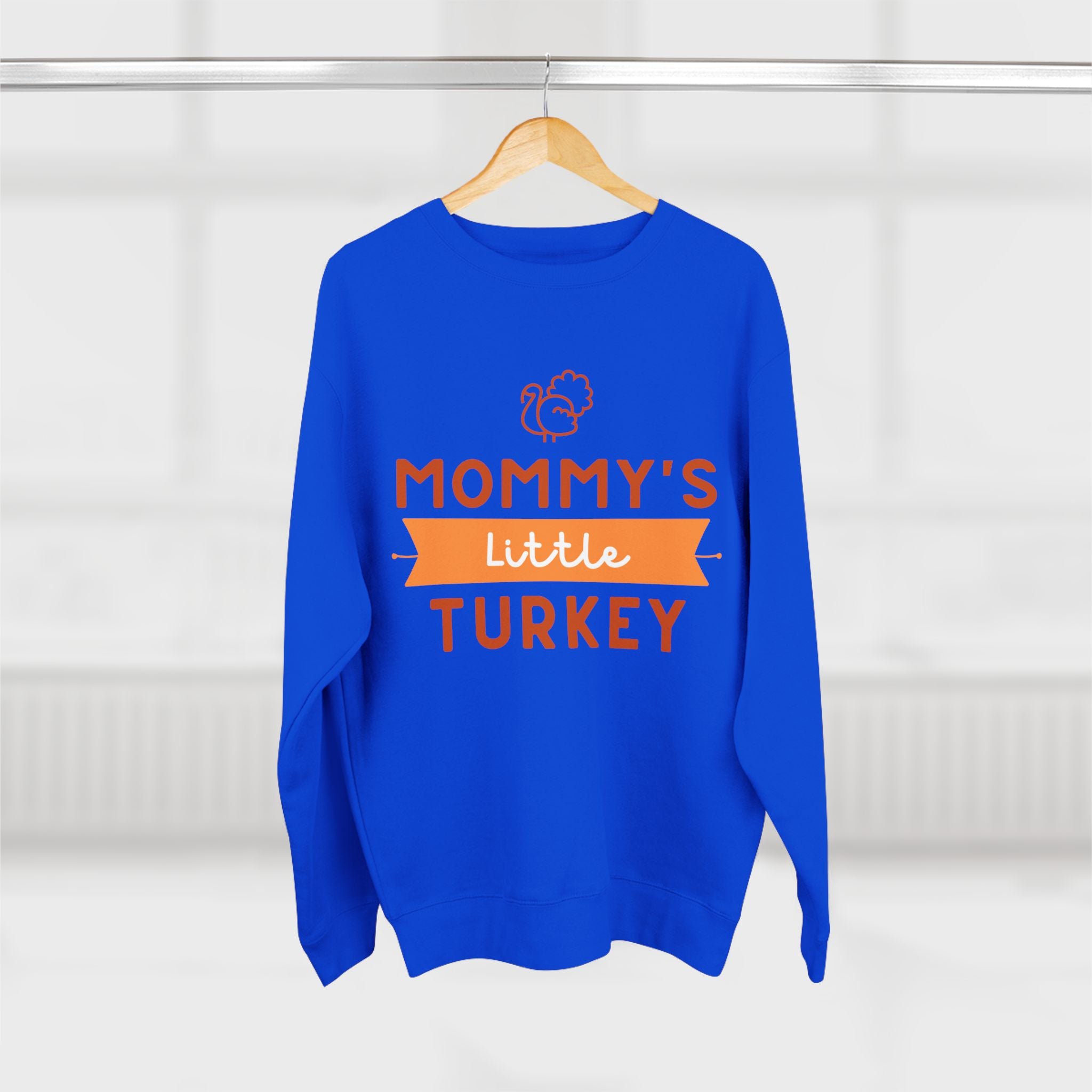 Mommy's Little Turkey Sweatshirt, Thanksgiving Sweater, Family Holiday Outfit, Unisex Crewneck, Festive Fall Apparel