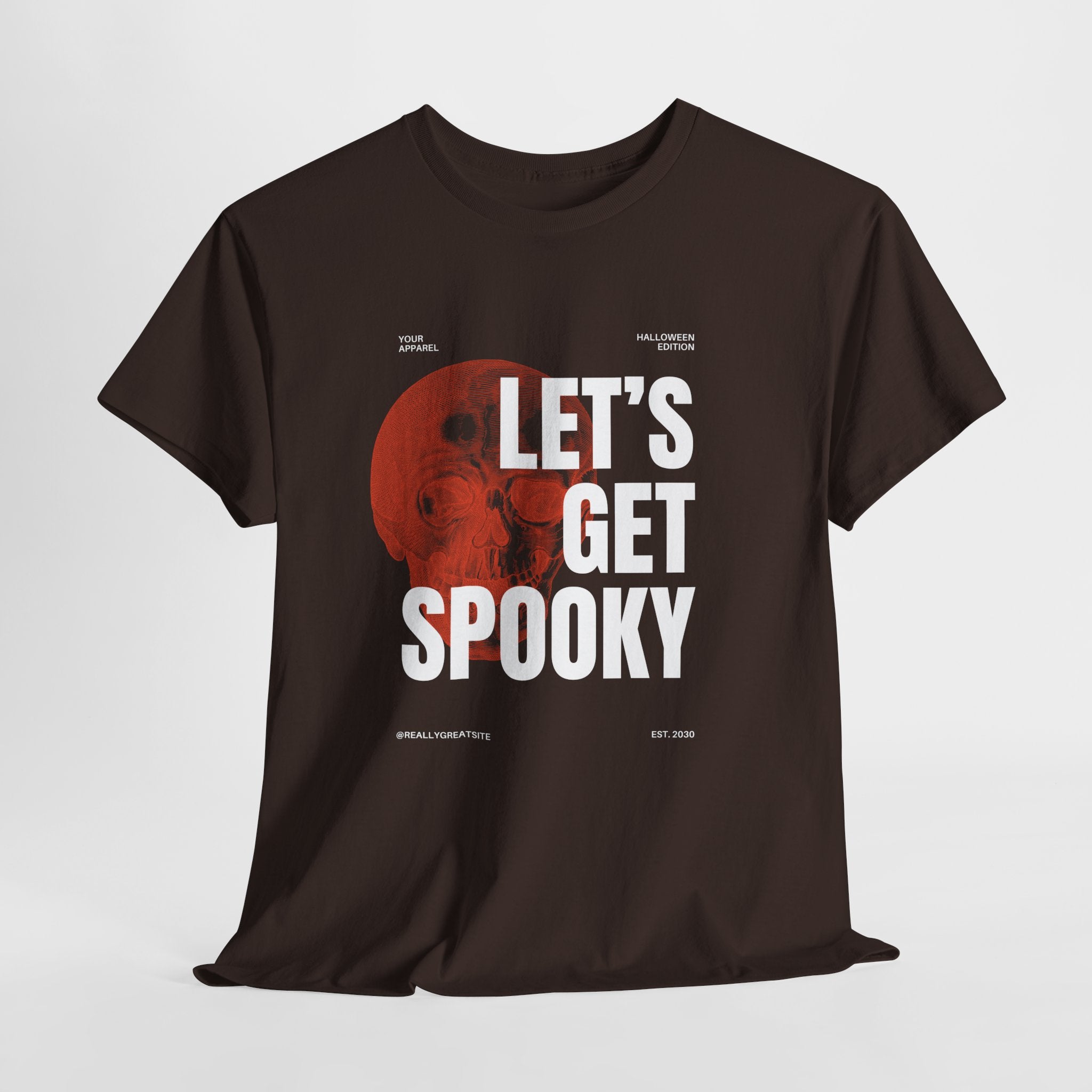 Unisex Halloween Tee, Let's Get Spooky Shirt, Fall Fashion, Party Wear, Ghostly Gifts, Casual Comfort