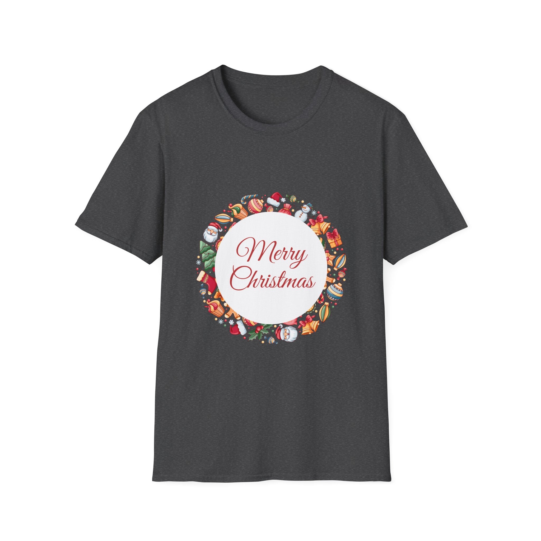Merry Christmas Unisex T-Shirt, Holiday Apparel, Christmas Gift, Festive Tee, Seasonal Wear, Unisex T-Shirt