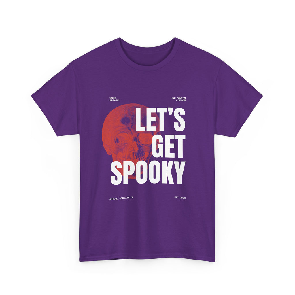 Unisex Halloween Tee, Let's Get Spooky Shirt, Fall Fashion, Party Wear, Ghostly Gifts, Casual Comfort