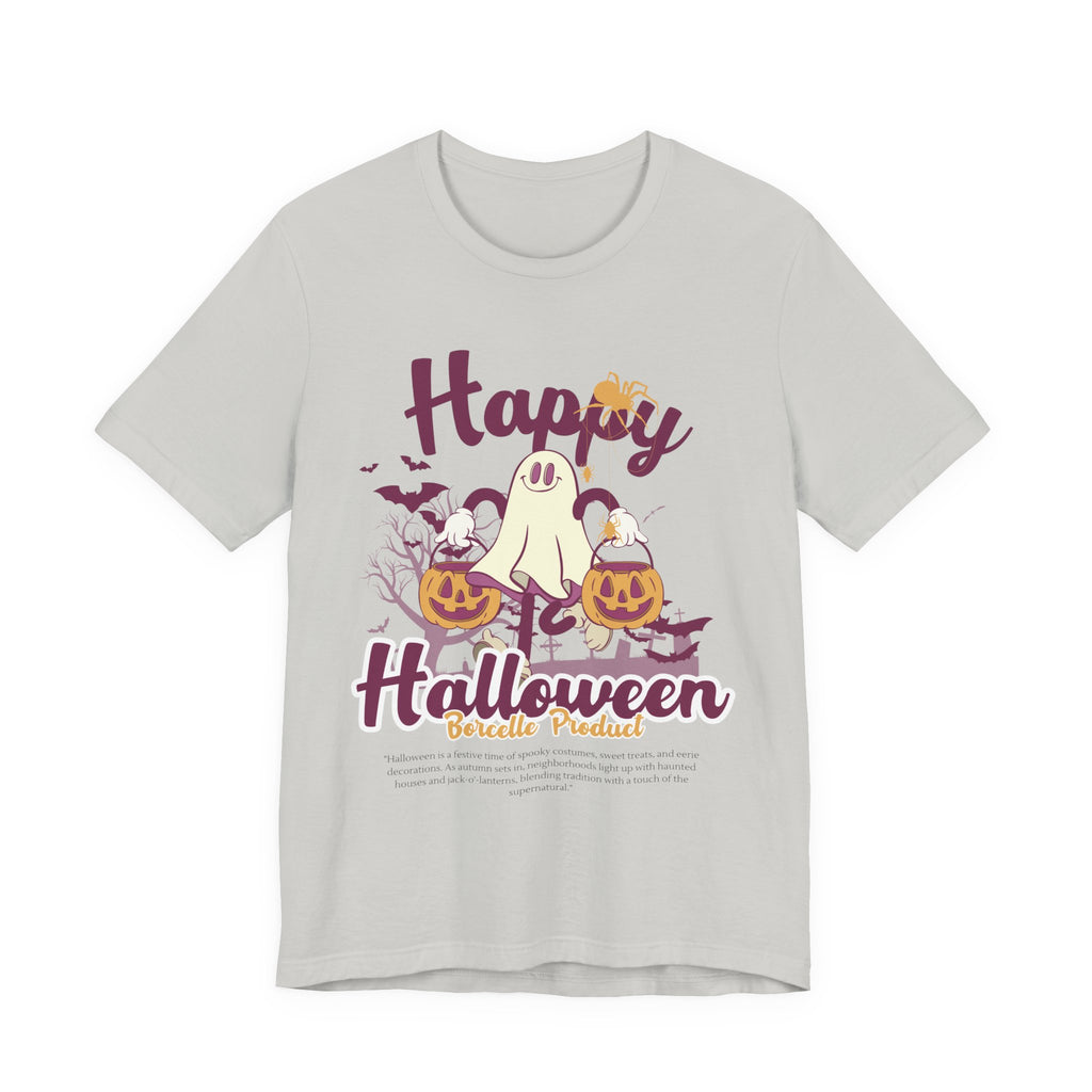 Halloween Unisex T-Shirt, Cute Ghost Tee, Fall Apparel, Kids Halloween Costume, Spooky Season Shirt, Trick or Treat Gift