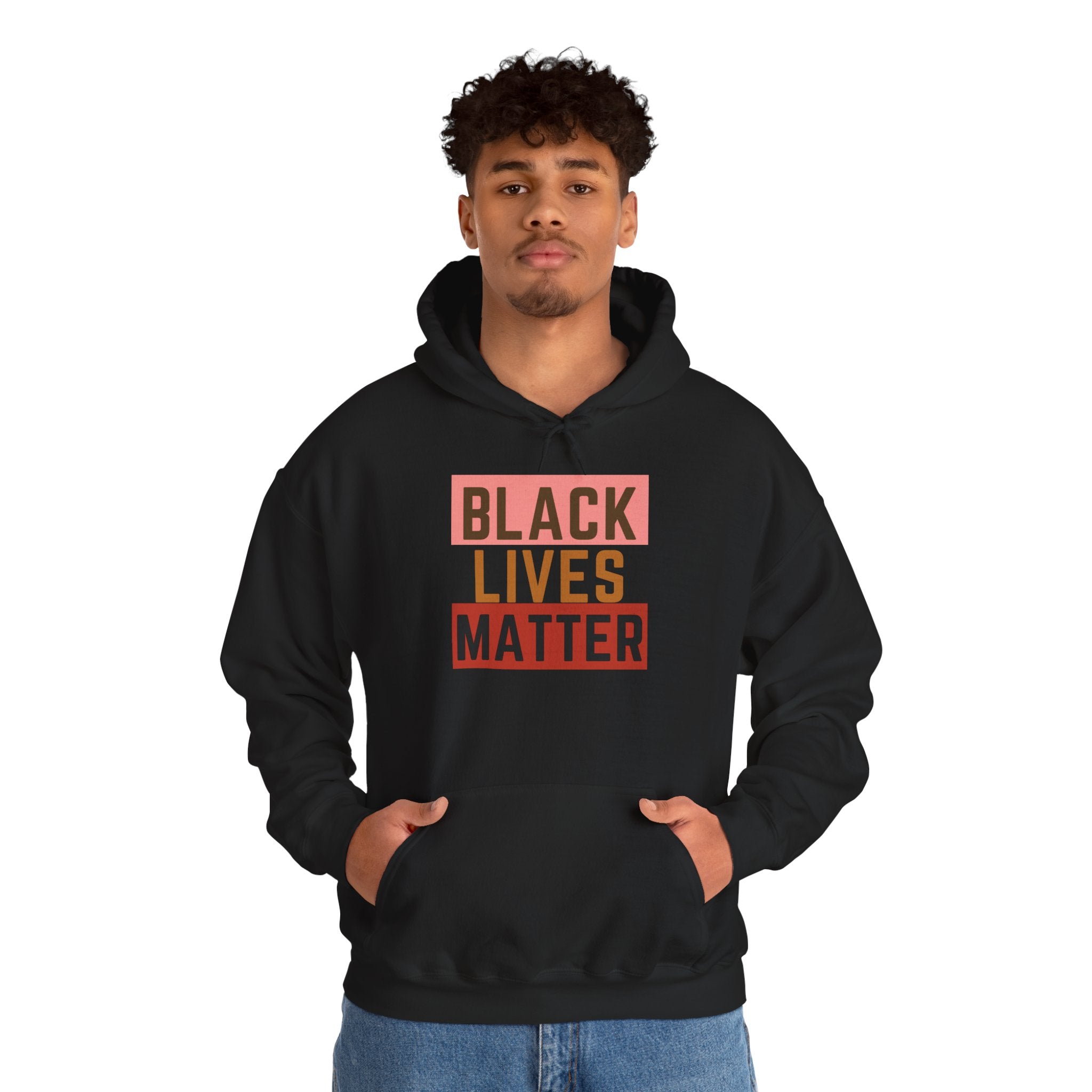 Unisex Black Lives Matter Hoodie, Empowering Apparel, Social Justice Gift, Casual Wear, Comfortable Sweatshirt, Protest Gear