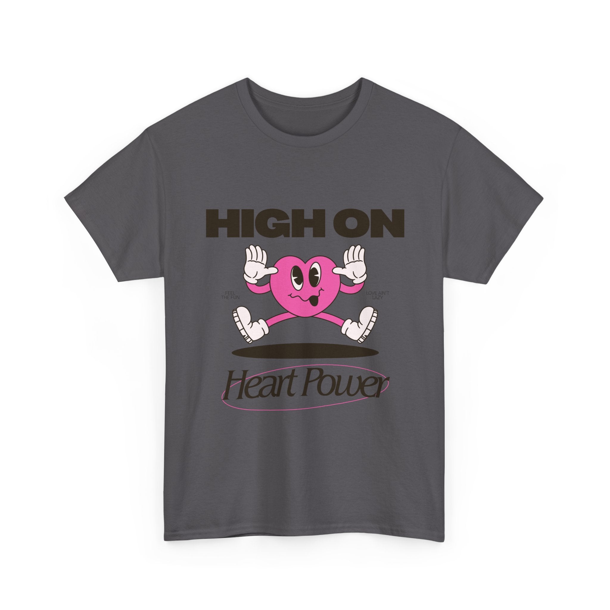 Heart Power Unisex T-Shirt Design | Graphic Tee for Men & Women | Streetwear Aesthetic T-Shirt