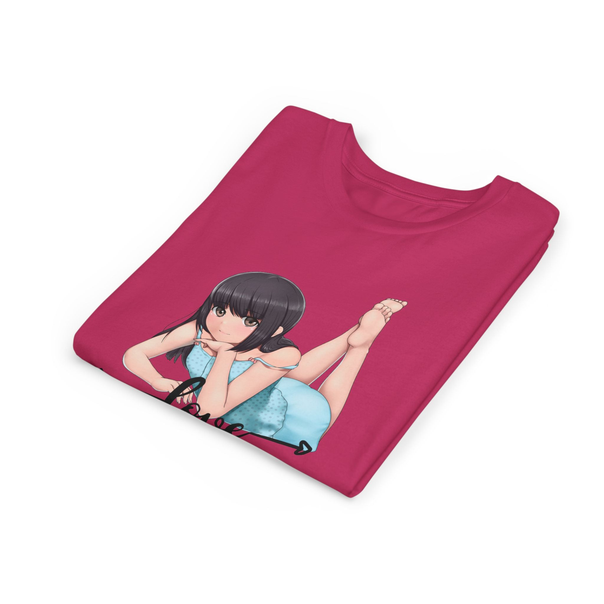 Anime Love Youth Tee, Kids' Anime Shirt, Manga Fans Gift, Cute Youth T-Shirt, Kawaii Apparel for Kids, Anime Enthusiasts Tee