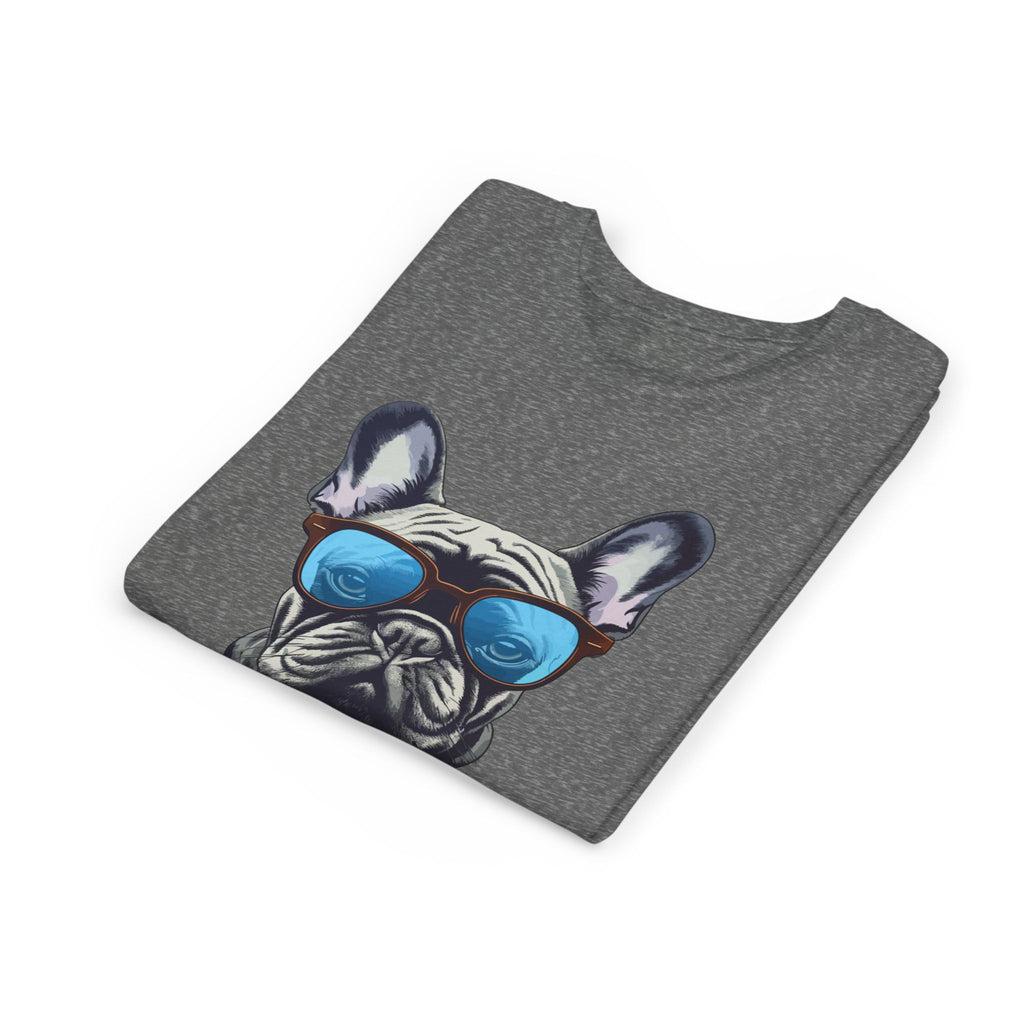 Cool French Bulldog Youth Tee - Fun Gift for Kids, Summer Wear, Pet Lovers, Birthday Present, Casual Style