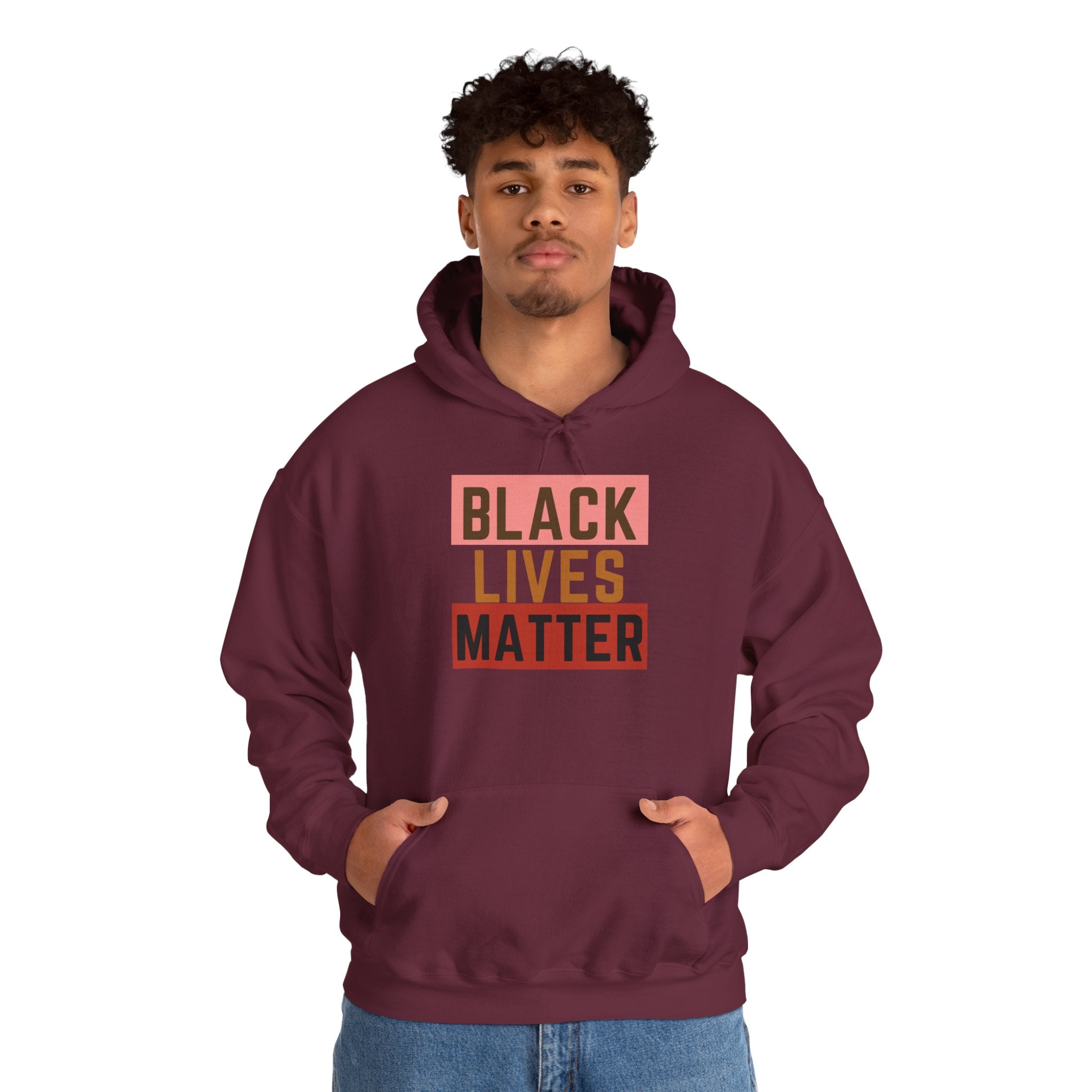 Unisex Black Lives Matter Hoodie, Empowering Apparel, Social Justice Gift, Casual Wear, Comfortable Sweatshirt, Protest Gear