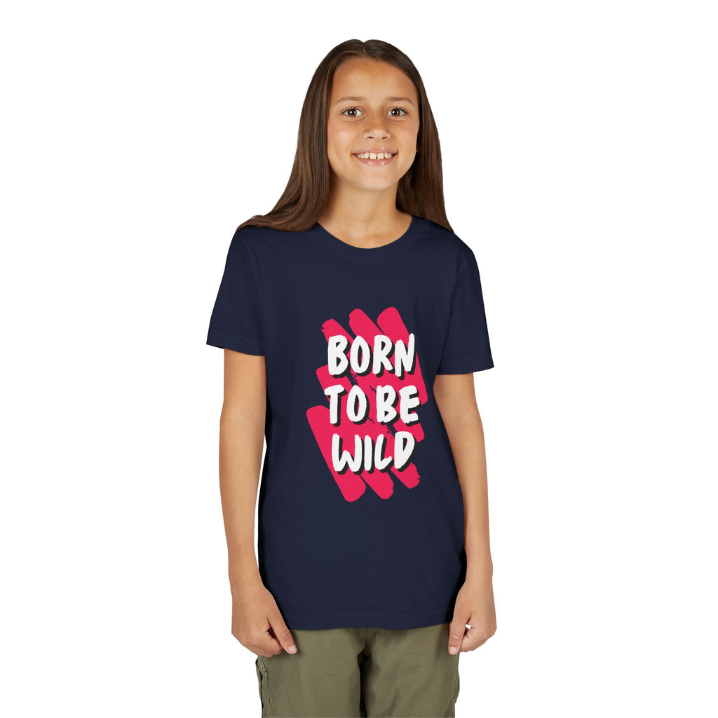 Youth Short Sleeve Tee - Born to Be Wild, Adventure Tee, Kids Casual Shirt, Summer Vibes, Birthday Gift, Fun Playwear