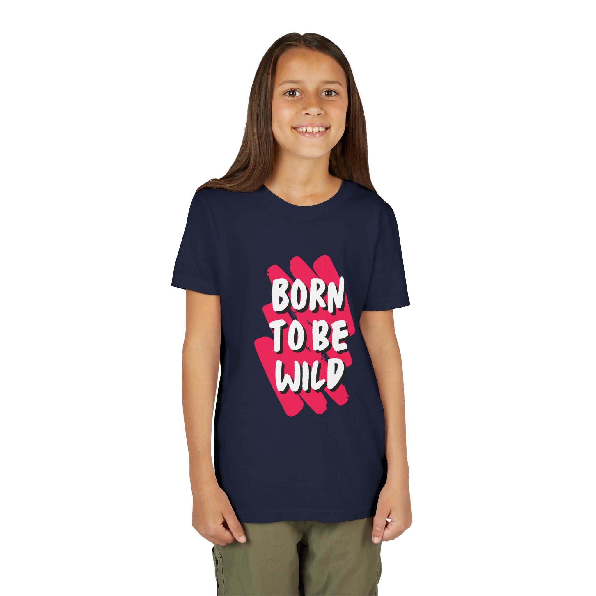 Youth Short Sleeve Tee - Born to Be Wild, Adventure Tee, Kids Casual Shirt, Summer Vibes, Birthday Gift, Fun Playwear