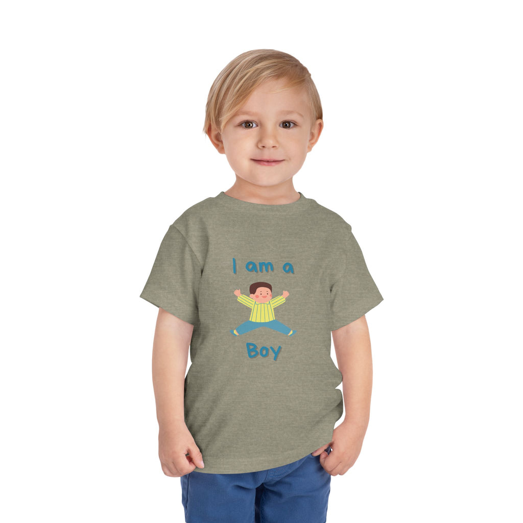 Toddler Short Sleeve Tee – Soft Airlume Cotton, Everyday Comfort