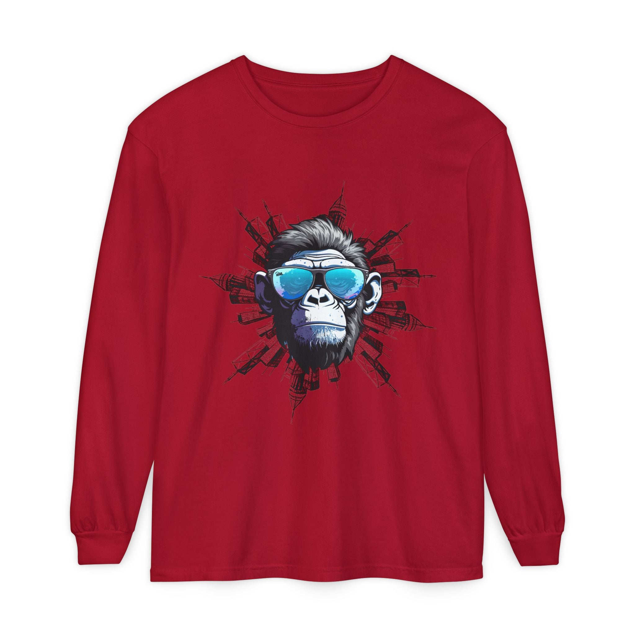 Cool Monkey Graphic Long Sleeve T-Shirt, Unisex Apparel, Casual Wear, Funky Design for Men & Women, Perfect Gift for Animal Lovers, [...]