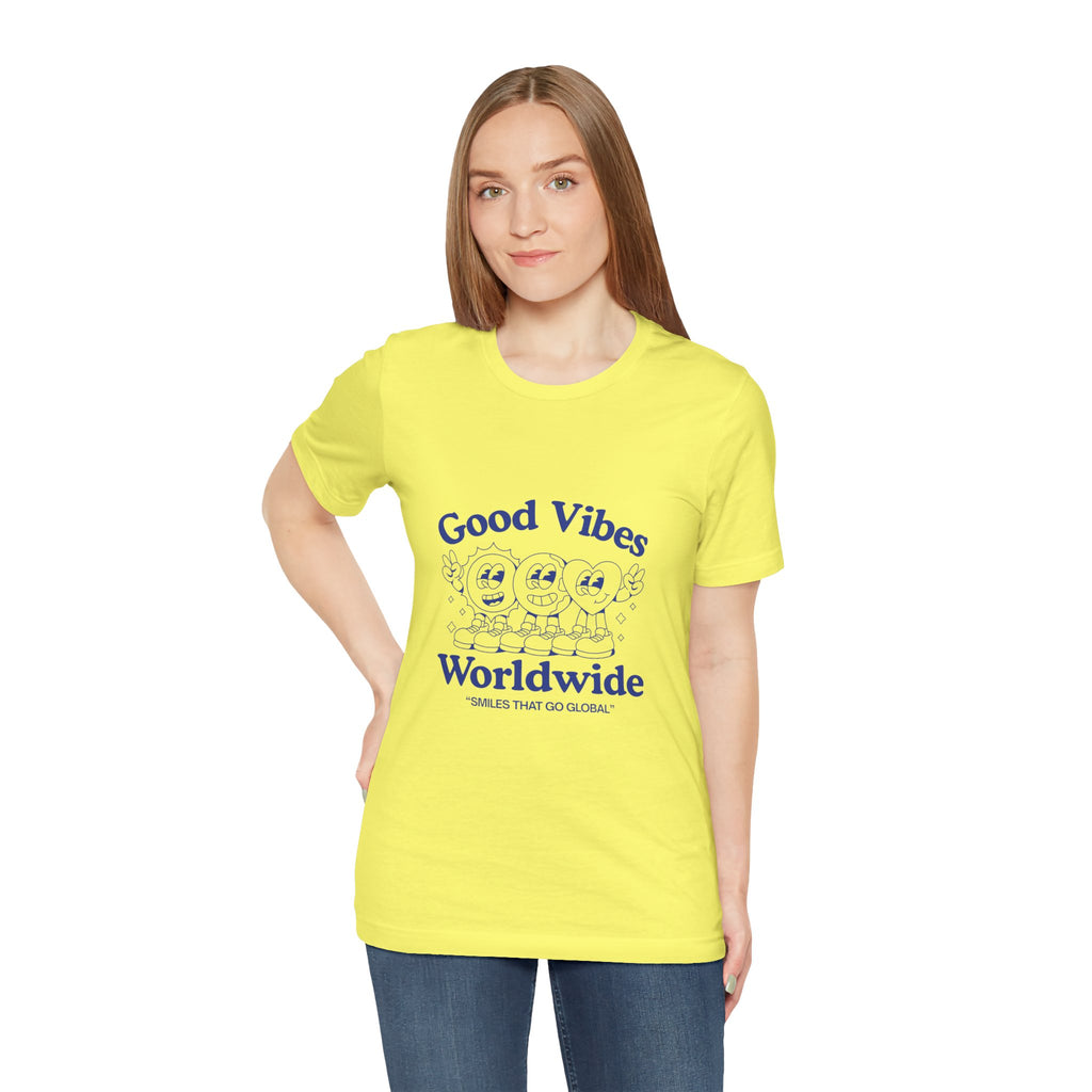 Good Vibes Unisex Tee, Casual Shirt, Affirmation T-Shirt, Everyday Wear, Gift for Friends