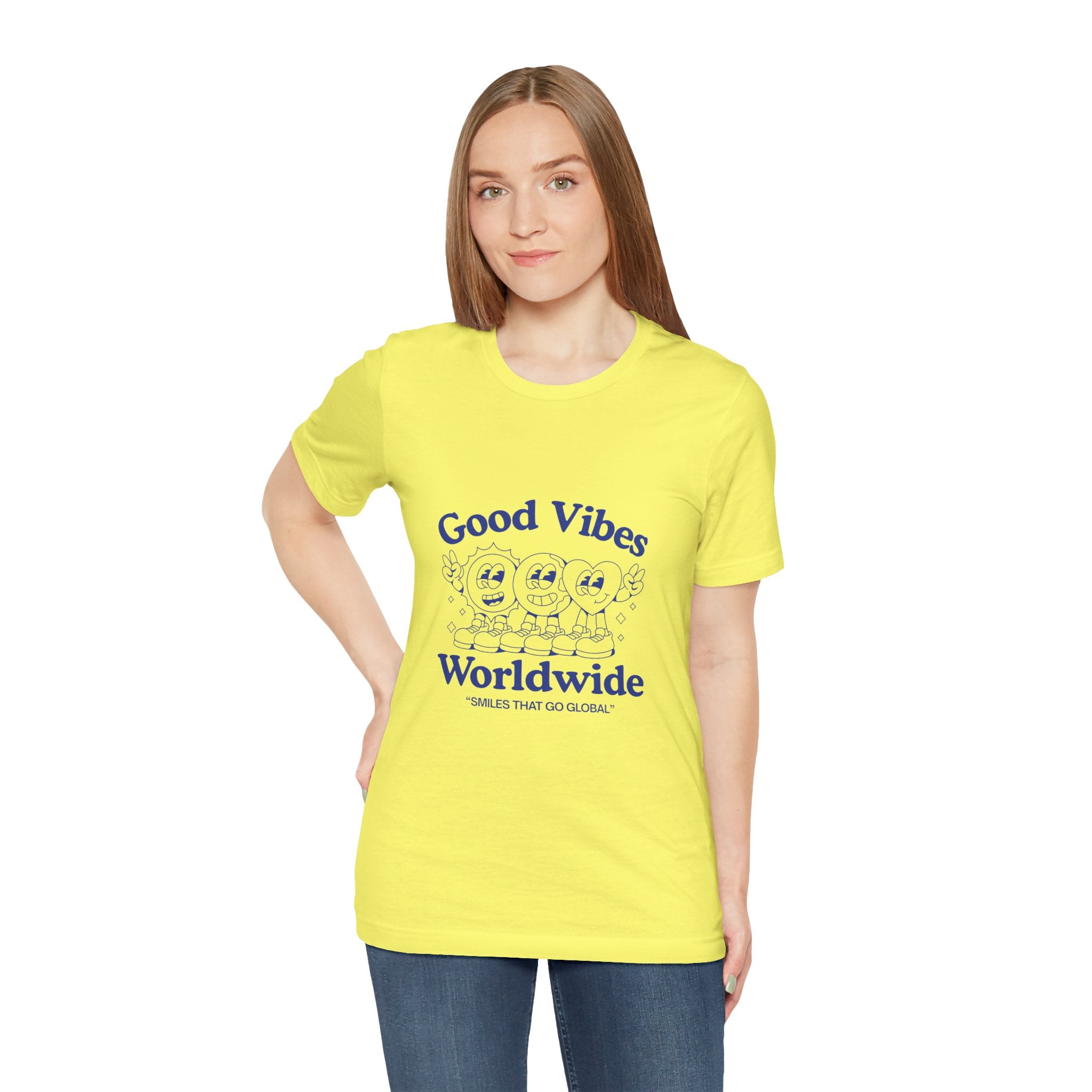 Good Vibes Unisex Tee, Casual Shirt, Affirmation T-Shirt, Everyday Wear, Gift for Friends
