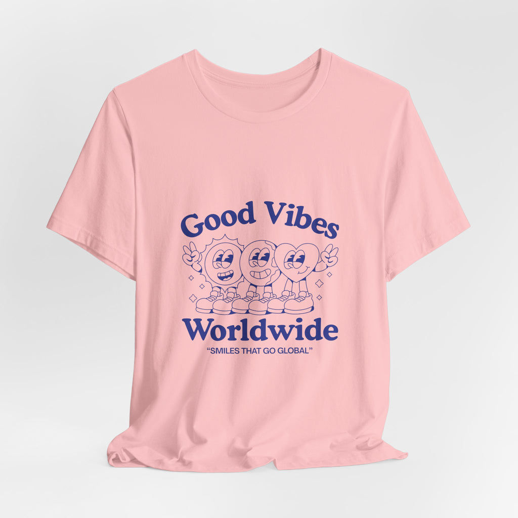Good Vibes Unisex Tee, Casual Shirt, Affirmation T-Shirt, Everyday Wear, Gift for Friends