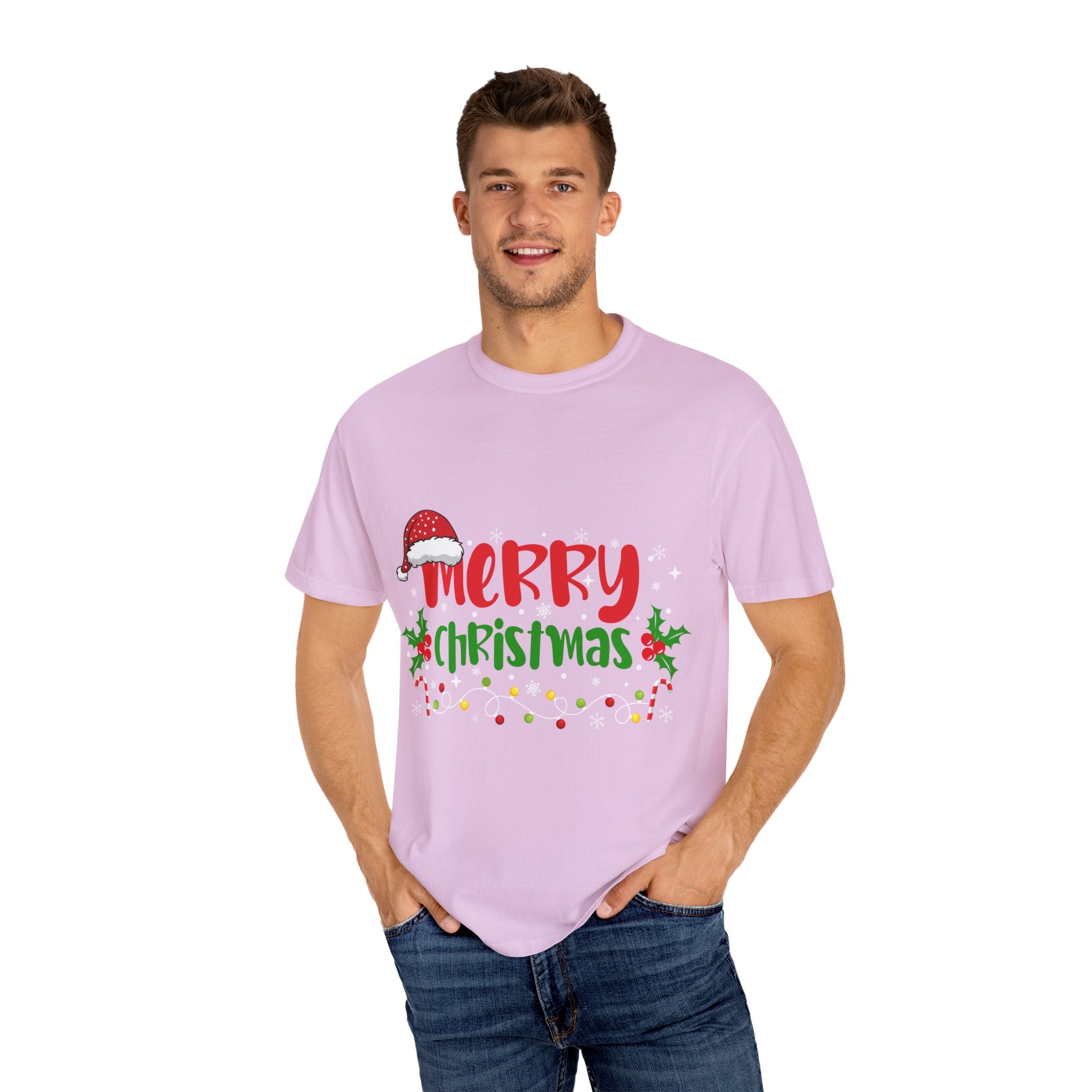 Merry Christmas Tee, Unisex Holiday Shirt, Festive Gift, Casual Christmas Apparel, Seasonal Wear, Perfect for Celebrations
