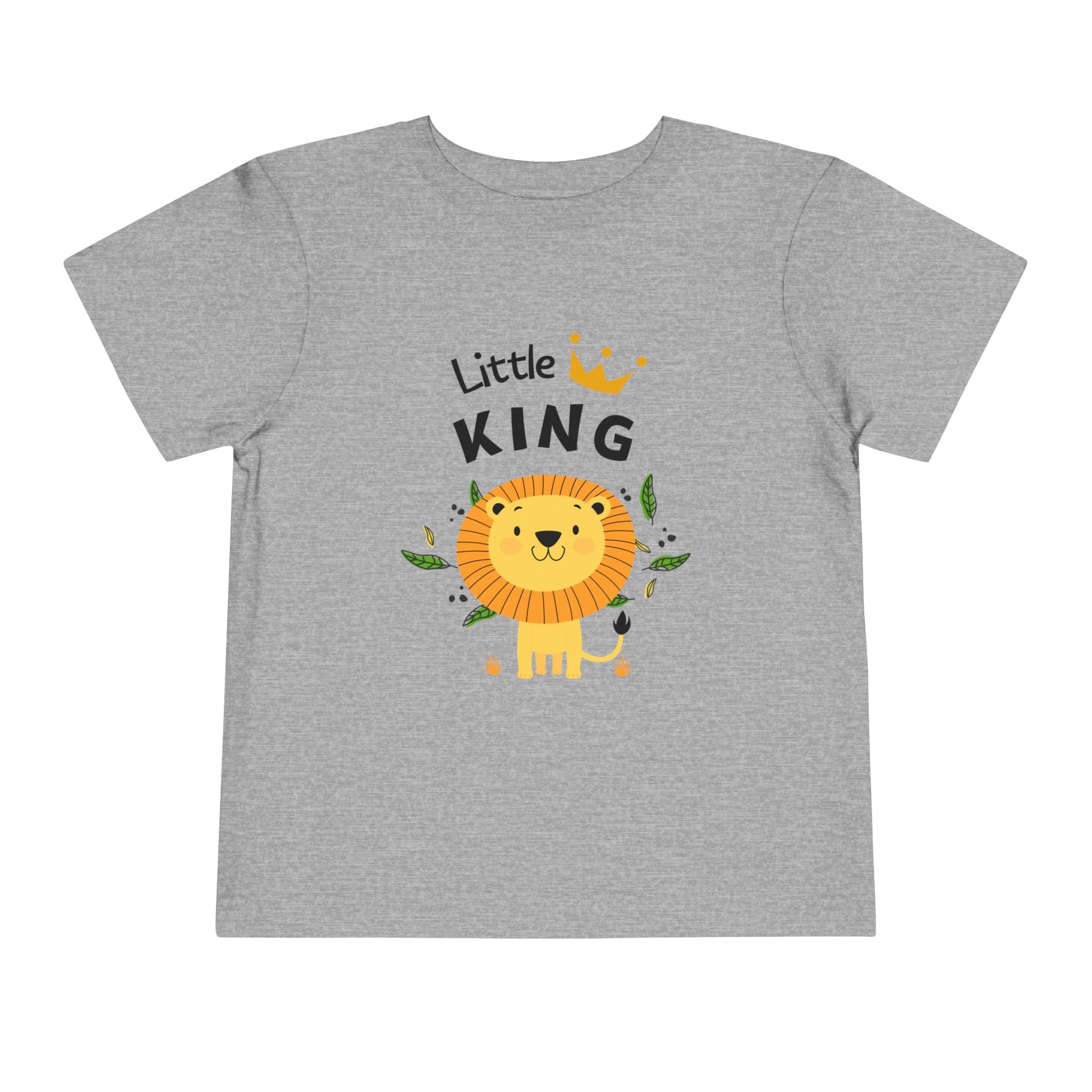 Little King Toddler Tee, Cute Kids T-Shirt, Birthday Gift for Toddler, Playful Toddler Outfit, Lion Graphic Tee, Fun Kids Apparel