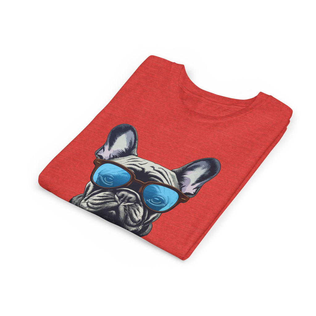 Cool French Bulldog Youth Tee - Fun Gift for Kids, Summer Wear, Pet Lovers, Birthday Present, Casual Style