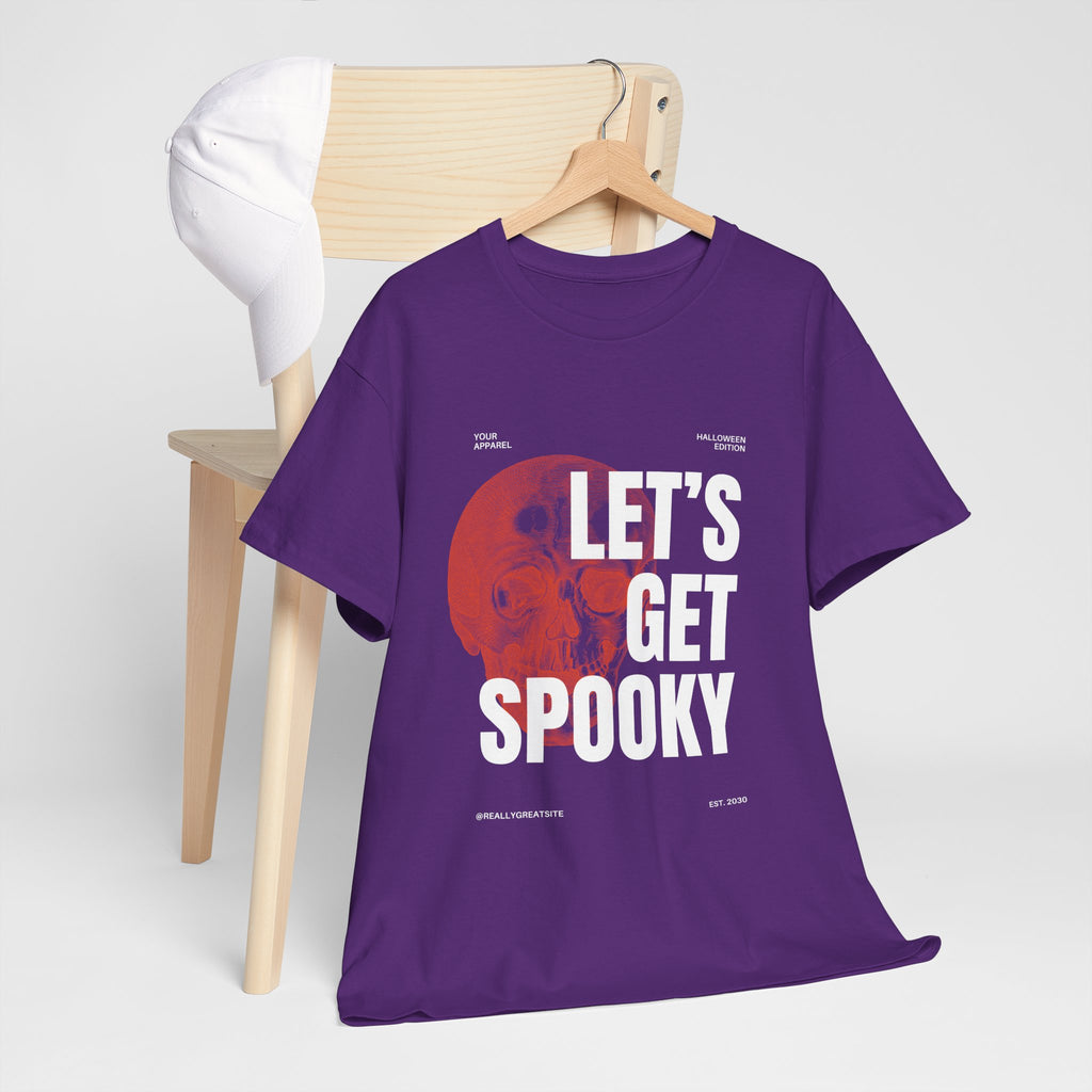 Unisex Halloween Tee, Let's Get Spooky Shirt, Fall Fashion, Party Wear, Ghostly Gifts, Casual Comfort