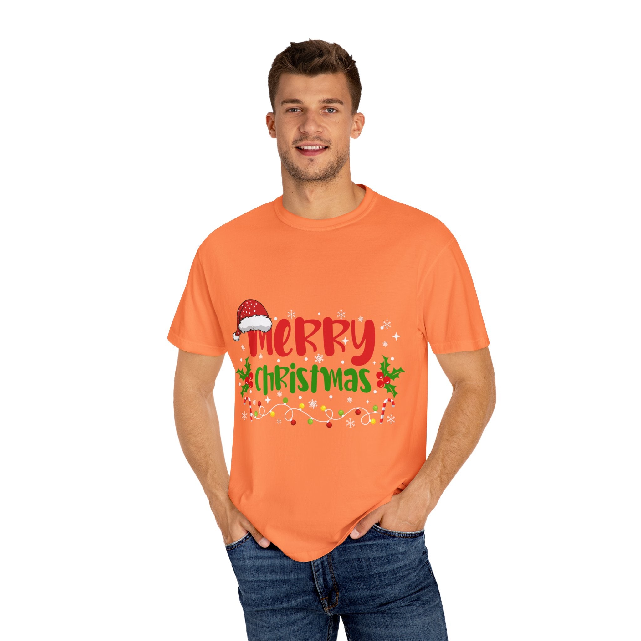 Merry Christmas Tee, Unisex Holiday Shirt, Festive Gift, Casual Christmas Apparel, Seasonal Wear, Perfect for Celebrations
