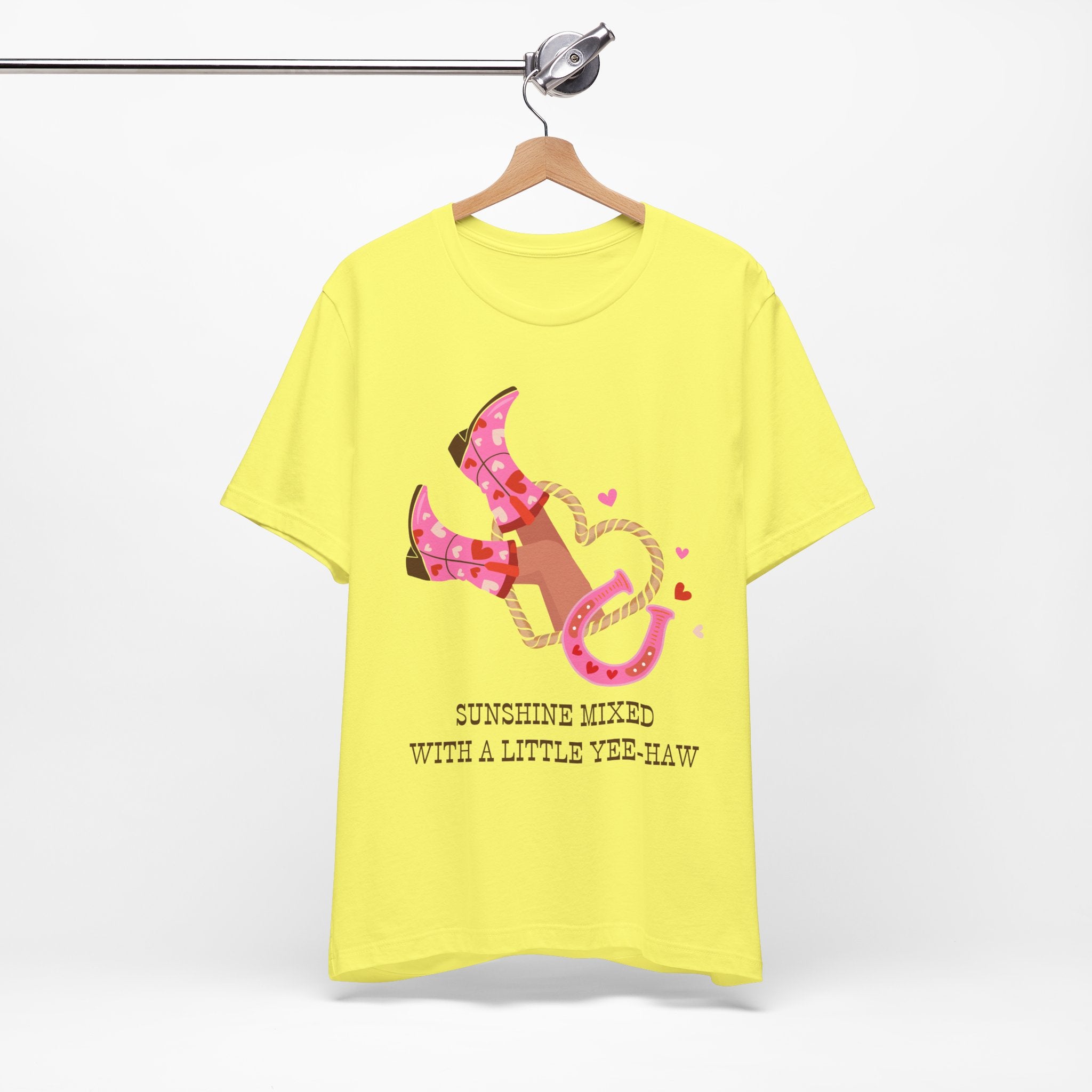 Playful Cowboy Graphic Tee - Perfect for Rodeos, Country Concerts, and Summer Gatherings, Casual Wear, Gift for Country Lovers, Fun Outfits