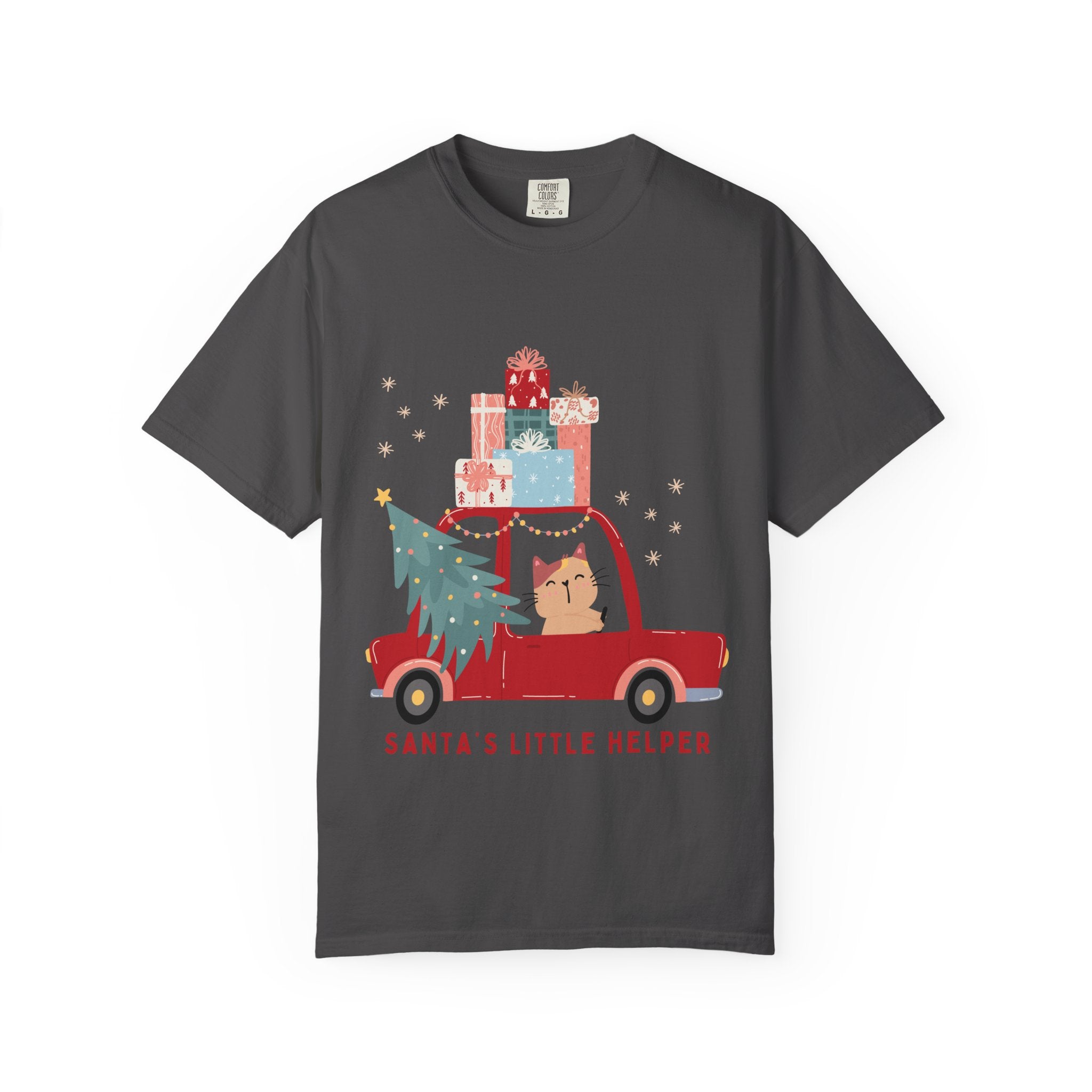 Santa's Little Helper T-Shirt, Unisex Holiday Tee, Christmas Gift, Cute Festive Top, Winter Apparel, Family Matching Shirt