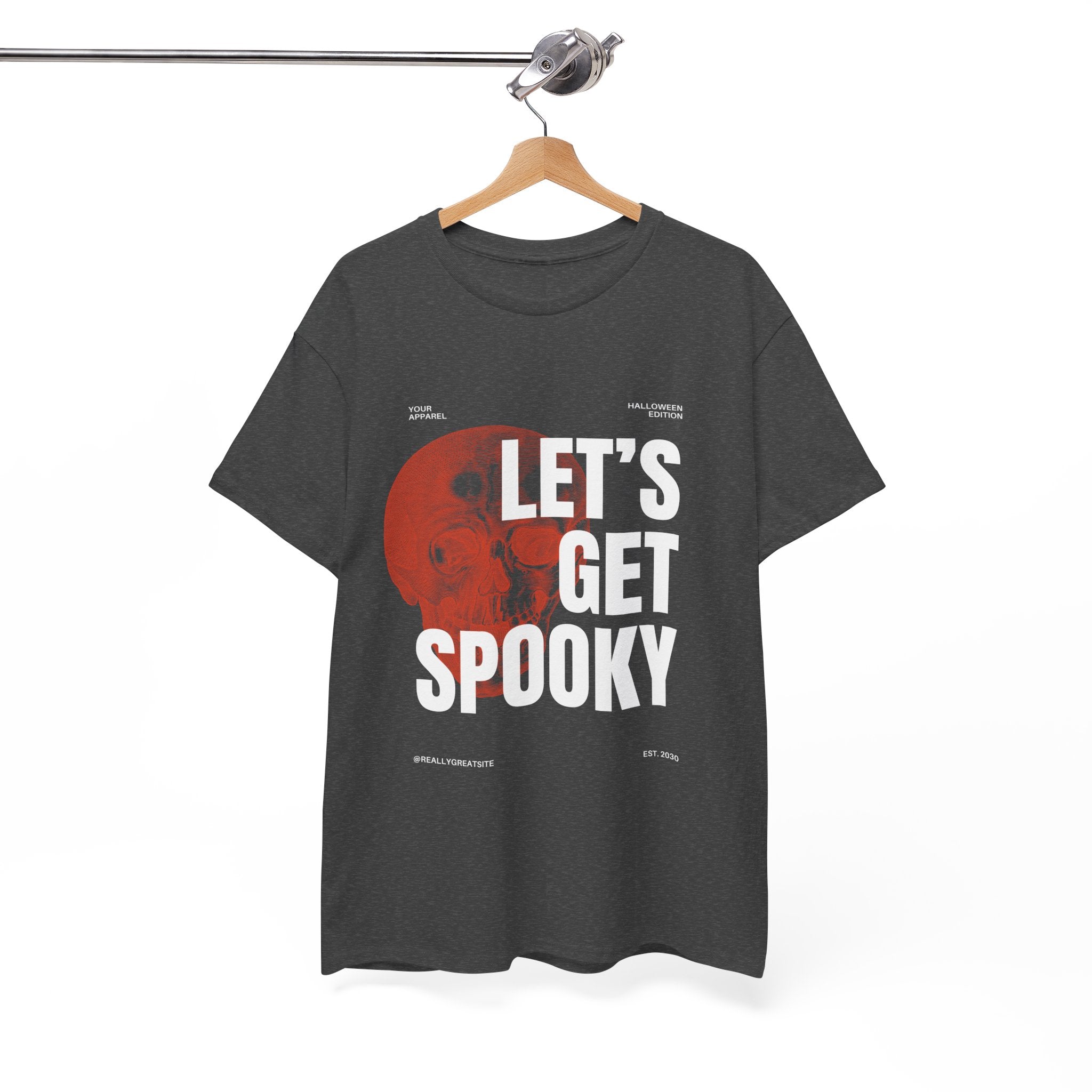 Unisex Halloween Tee, Let's Get Spooky Shirt, Fall Fashion, Party Wear, Ghostly Gifts, Casual Comfort