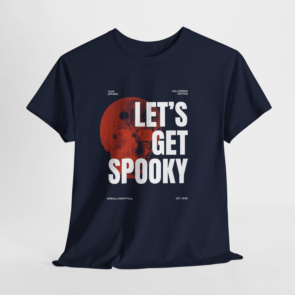 Unisex Halloween Tee, Let's Get Spooky Shirt, Fall Fashion, Party Wear, Ghostly Gifts, Casual Comfort