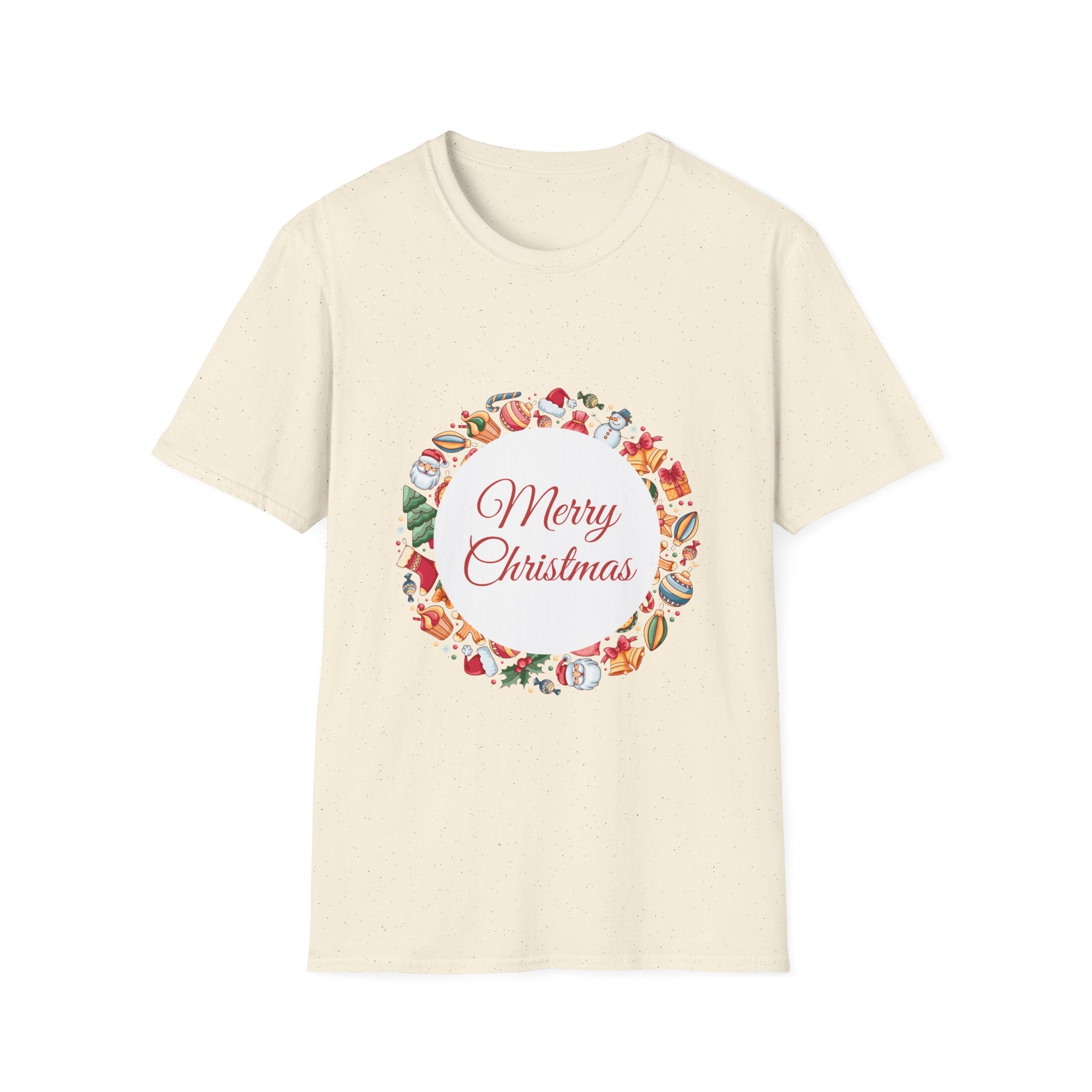 Merry Christmas Unisex T-Shirt, Holiday Apparel, Christmas Gift, Festive Tee, Seasonal Wear, Unisex T-Shirt