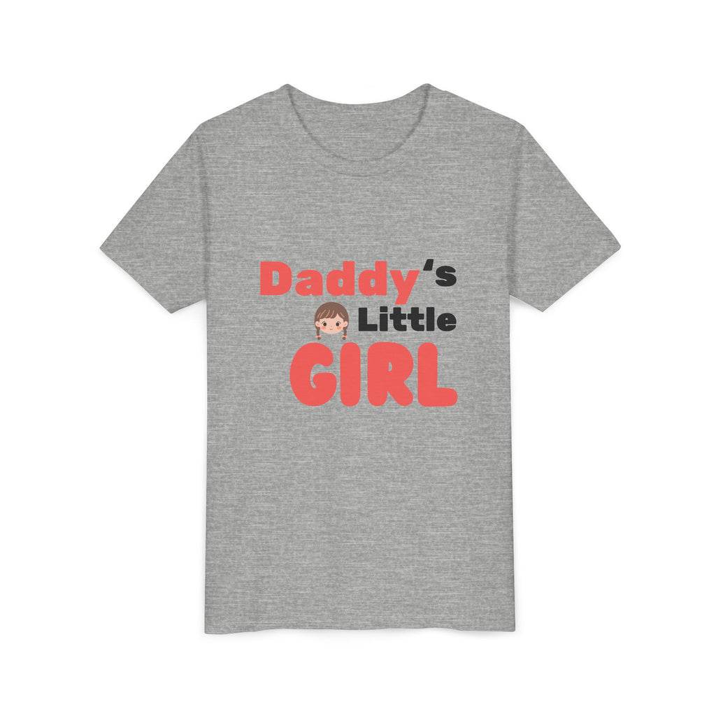 Daddy's Little Girl Youth Tee, Cute Kids T-Shirt, Father's Day Gift, Birthday Present, Sweet Family Apparel, Children's Fashion