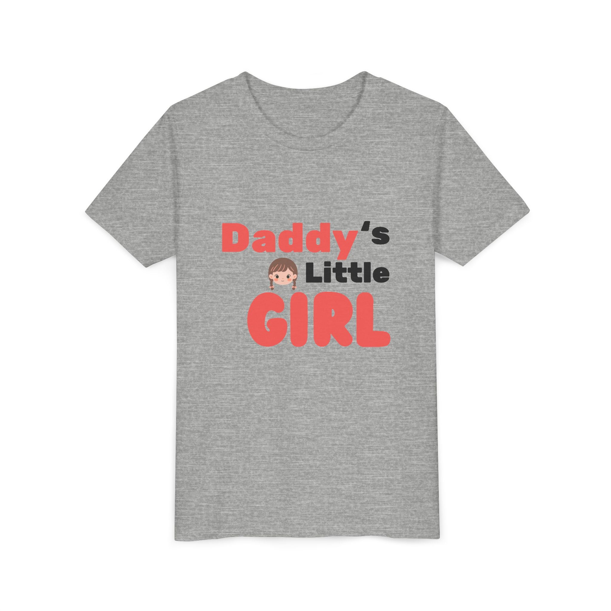 Daddy's Little Girl Youth Tee, Cute Kids T-Shirt, Father's Day Gift, Birthday Present, Sweet Family Apparel, Children's Fashion