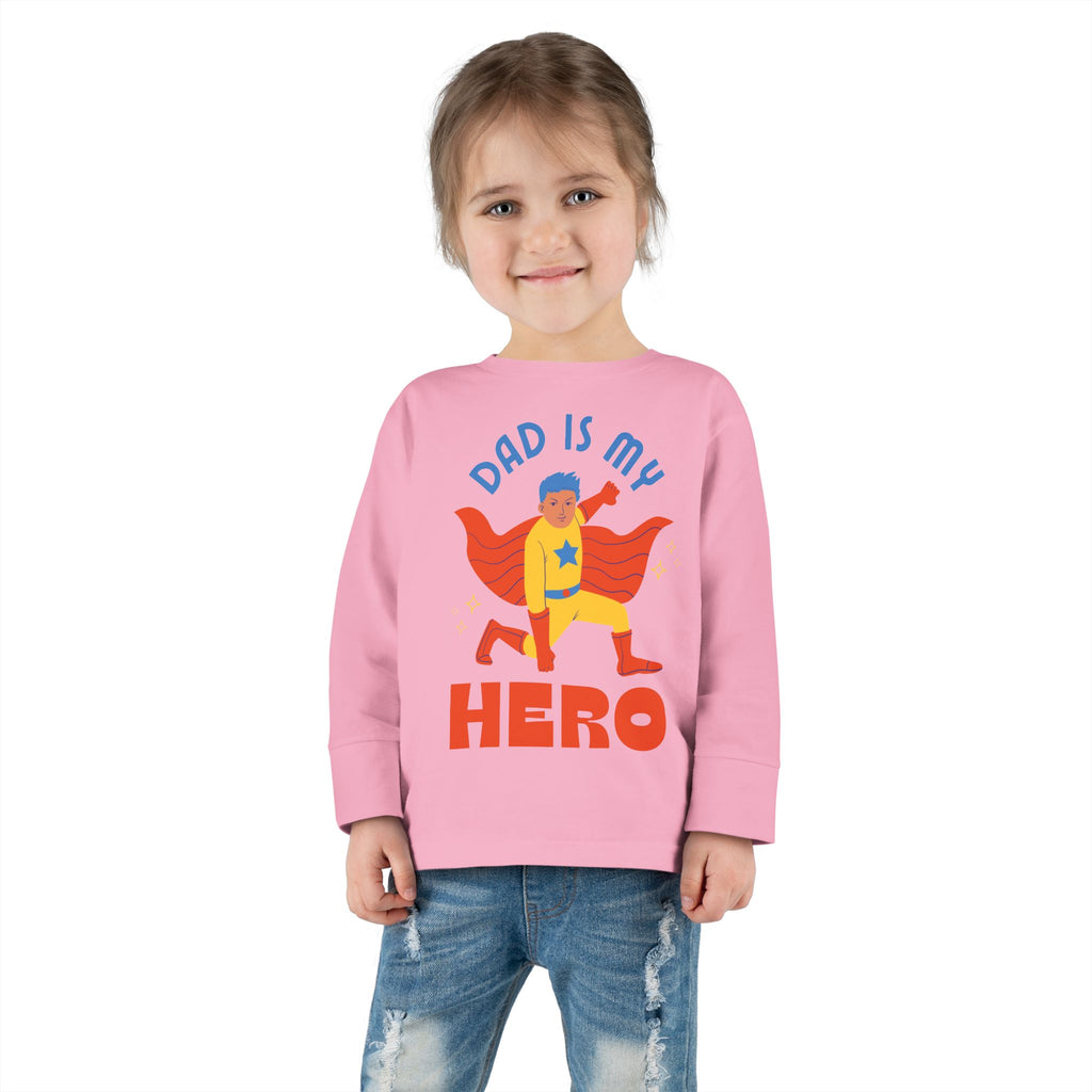 Toddler Long Sleeve Tee – Soft Combed Ringspun Cotton, Durable & Comfortable