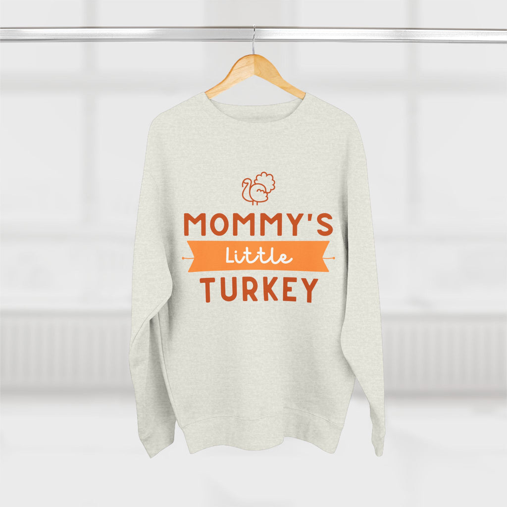 Mommy's Little Turkey Sweatshirt, Thanksgiving Sweater, Family Holiday Outfit, Unisex Crewneck, Festive Fall Apparel