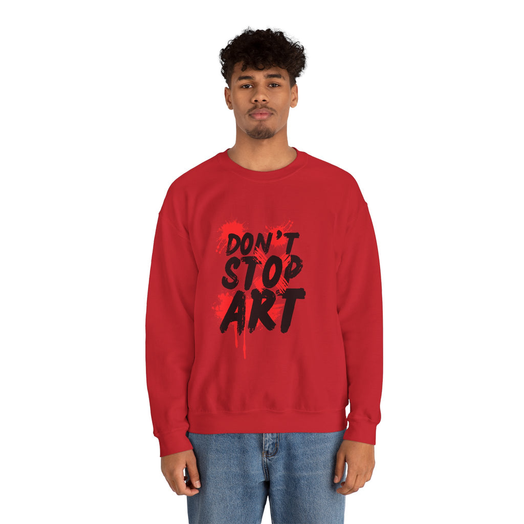 Artistic Crewneck Sweatshirt | Cozy Gift for Artists, Creative Apparel, Unique Statement Piece, Casual Wear, Everyday Comfort