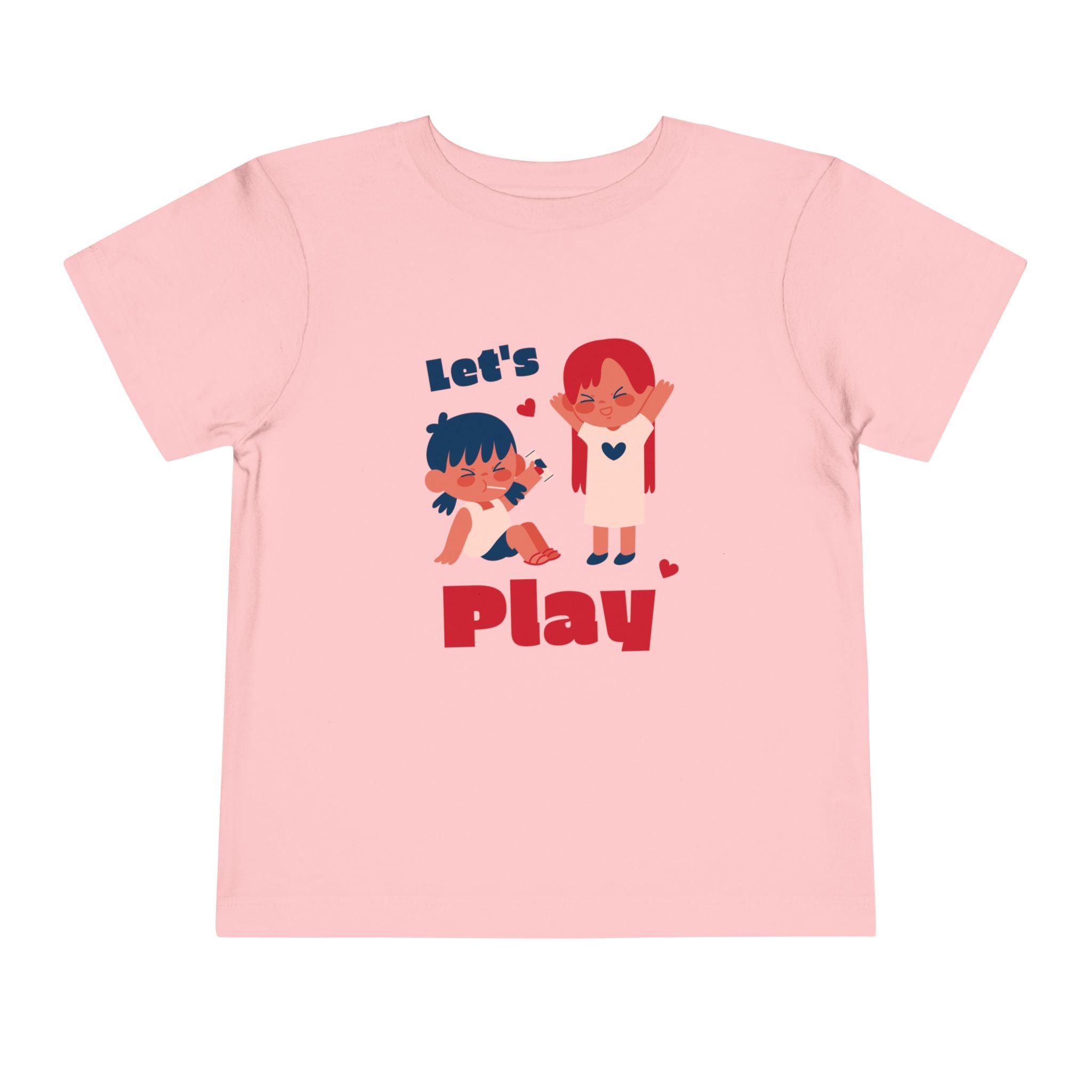 Playful Toddler Tee, Let's Play Shirt, Kids Short Sleeve Top, Fun Toddler Clothing, Adorable Kids Tee