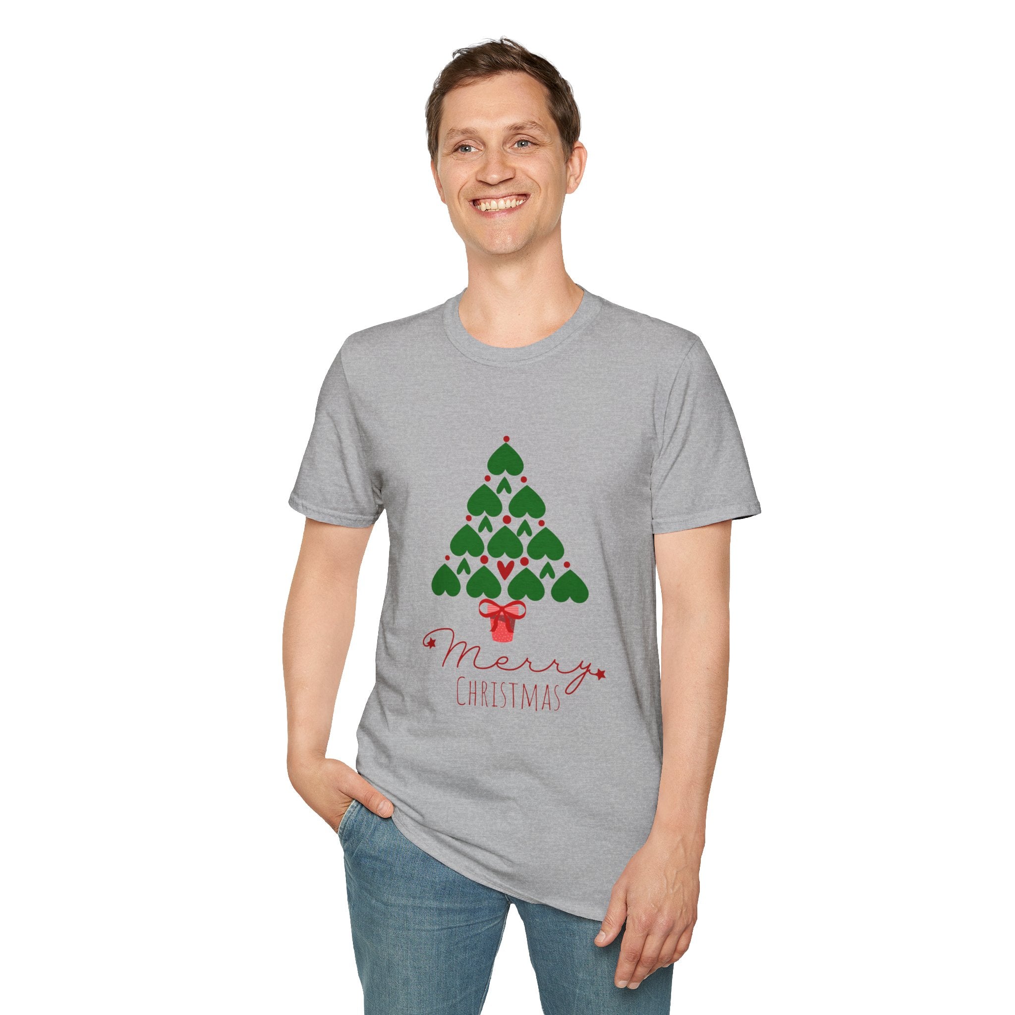 Merry Christmas T-Shirt, Unisex Holiday Tee, Christmas Gift, Casual Wear, Festive Clothing, Seasonal Apparel