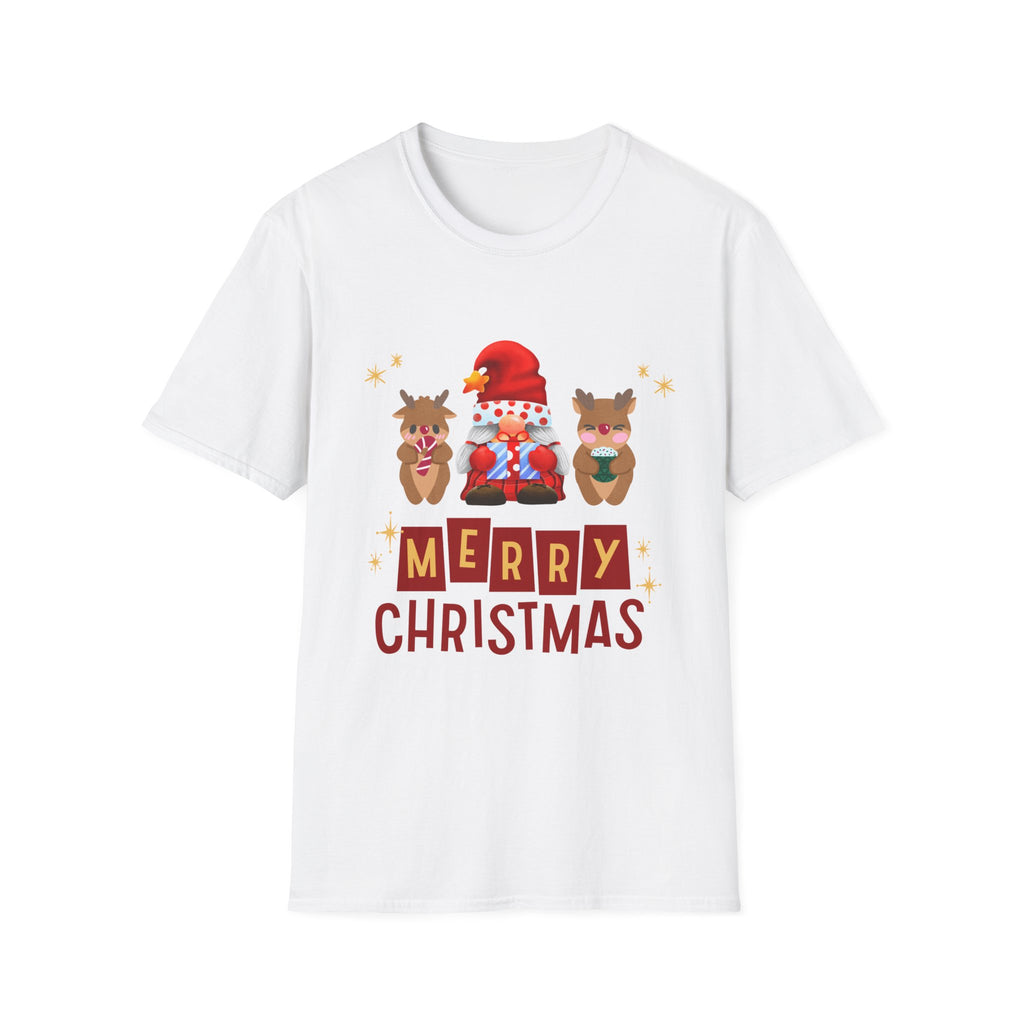 Merry Christmas Unisex T-Shirt, Holiday Tee, Christmas Gift, Family Gathering, Winter Apparel, Festive Wear