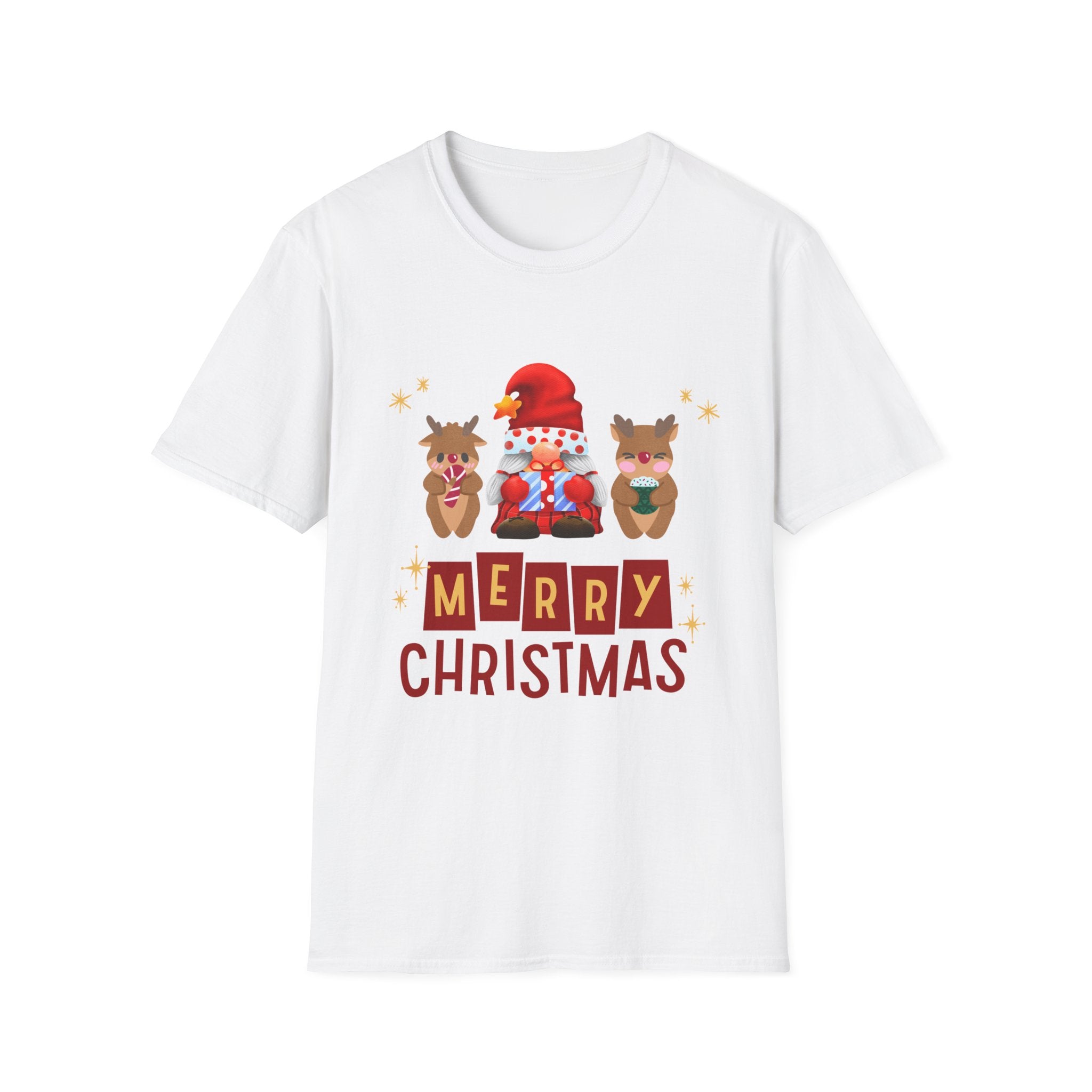 Merry Christmas Unisex T-Shirt, Holiday Tee, Christmas Gift, Family Gathering, Winter Apparel, Festive Wear