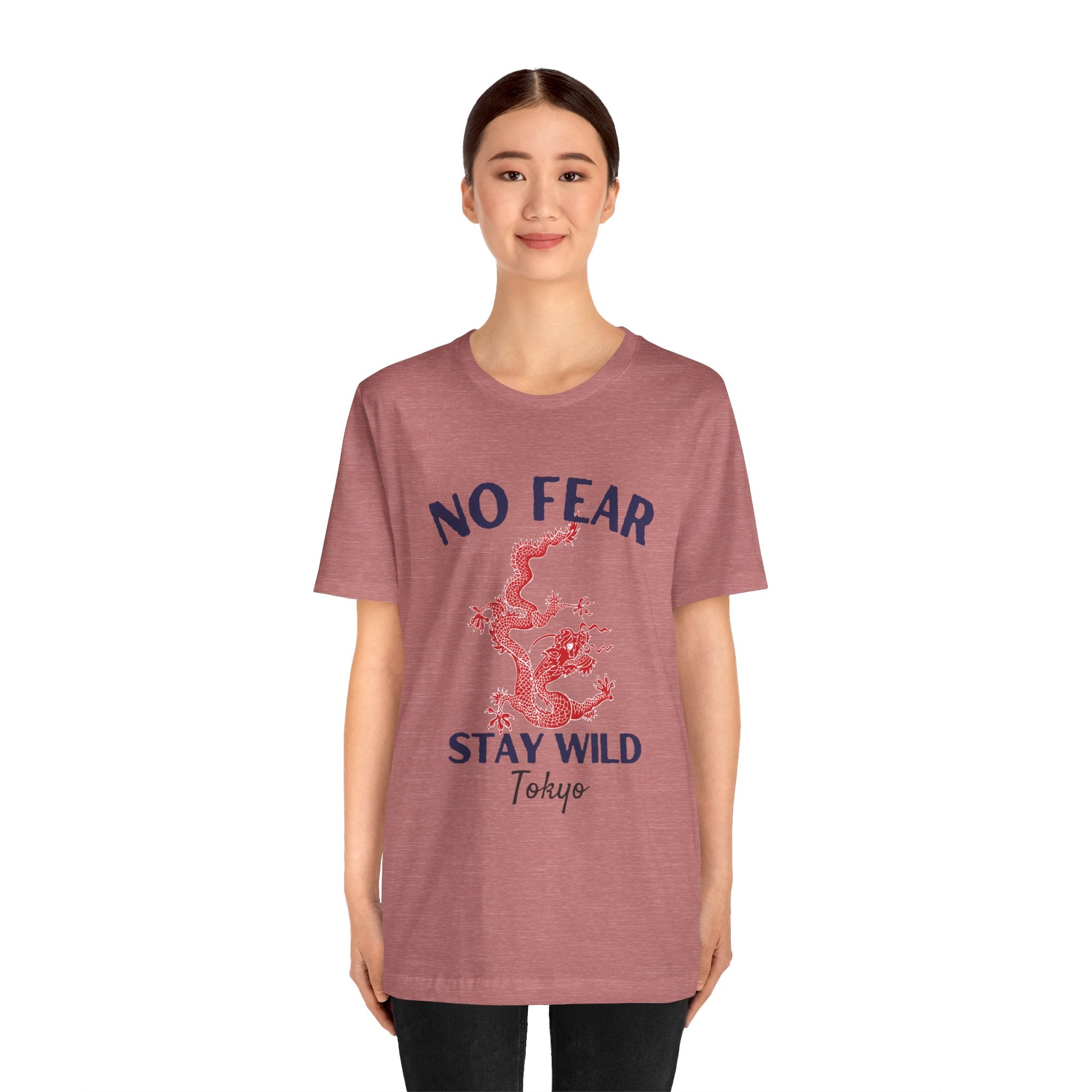 No Fear Stay Wild Unisex T-Shirt | Adventure Tee, Casual Wear, Gift for Nature Lovers, Inspirational Shirt, Summer Fashion