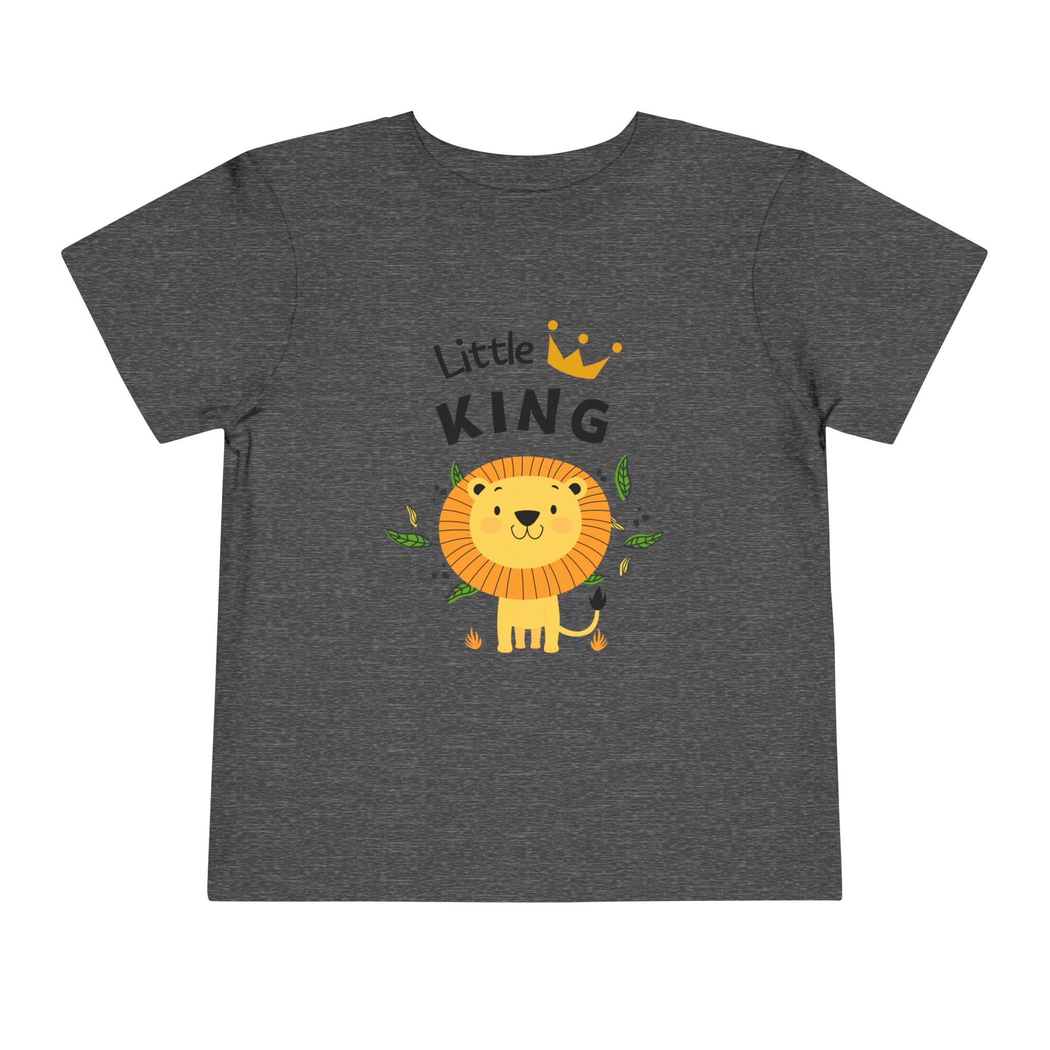 Little King Toddler Tee, Cute Kids T-Shirt, Birthday Gift for Toddler, Playful Toddler Outfit, Lion Graphic Tee, Fun Kids Apparel